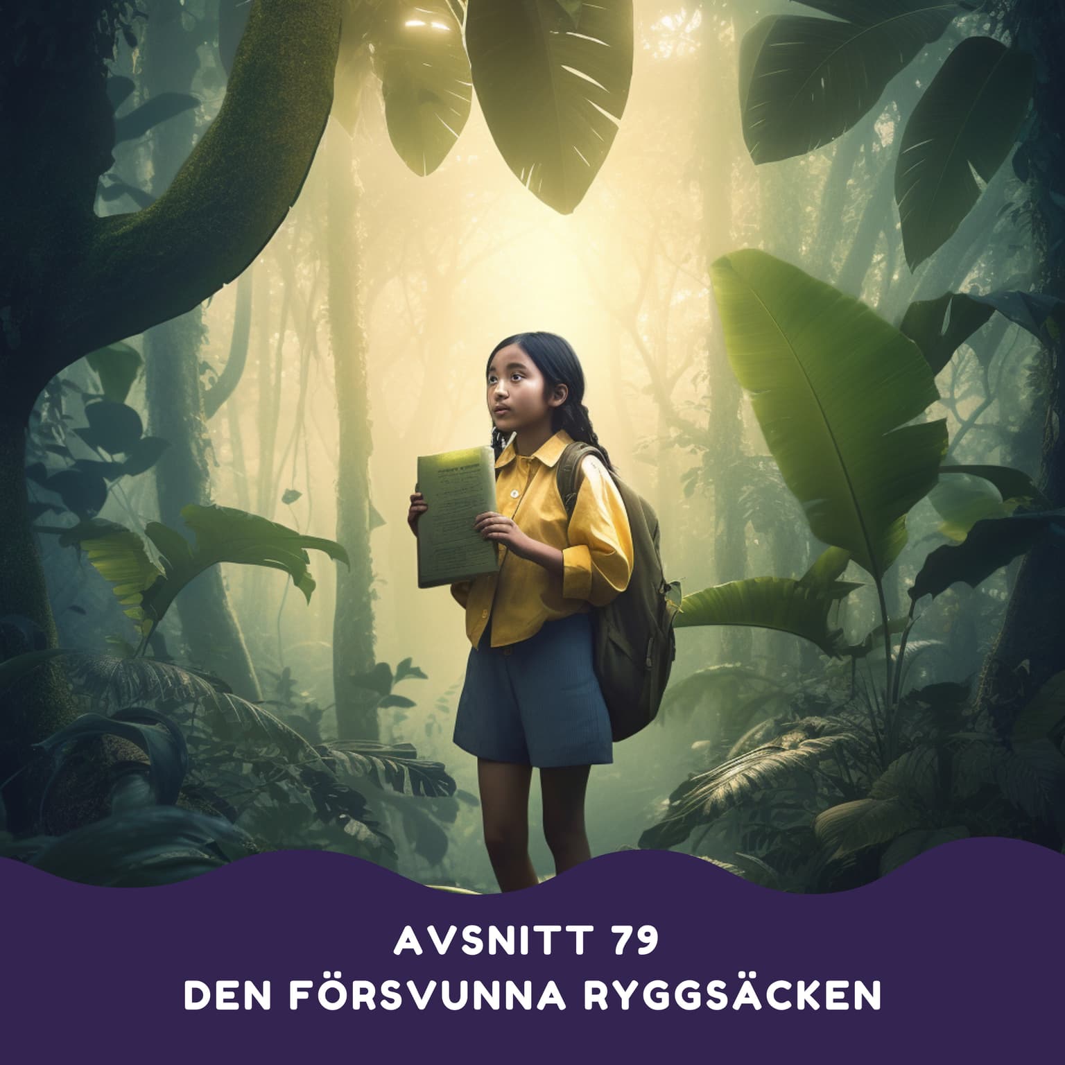Den försvunna ryggsäcken artwork