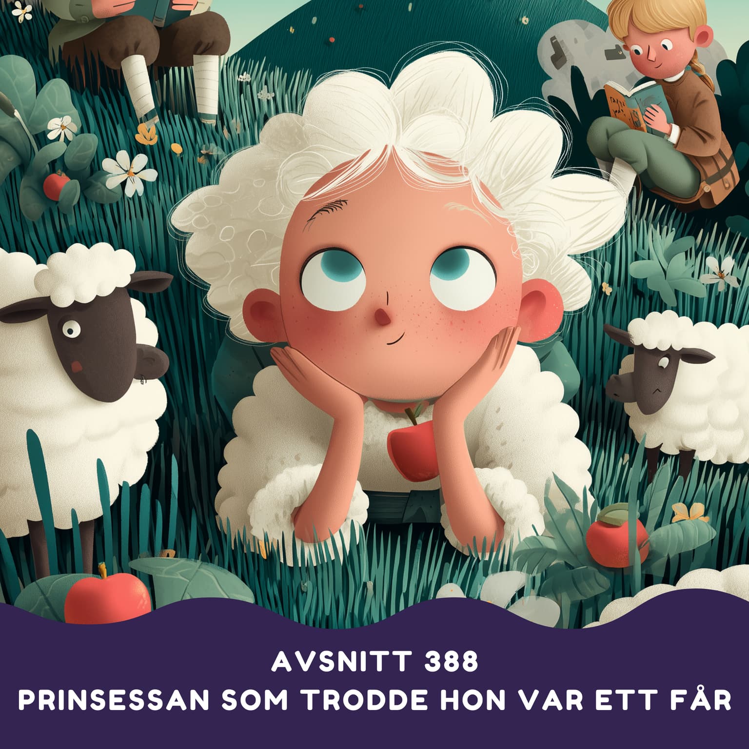 Prinsessan som trodde hon var ett får artwork