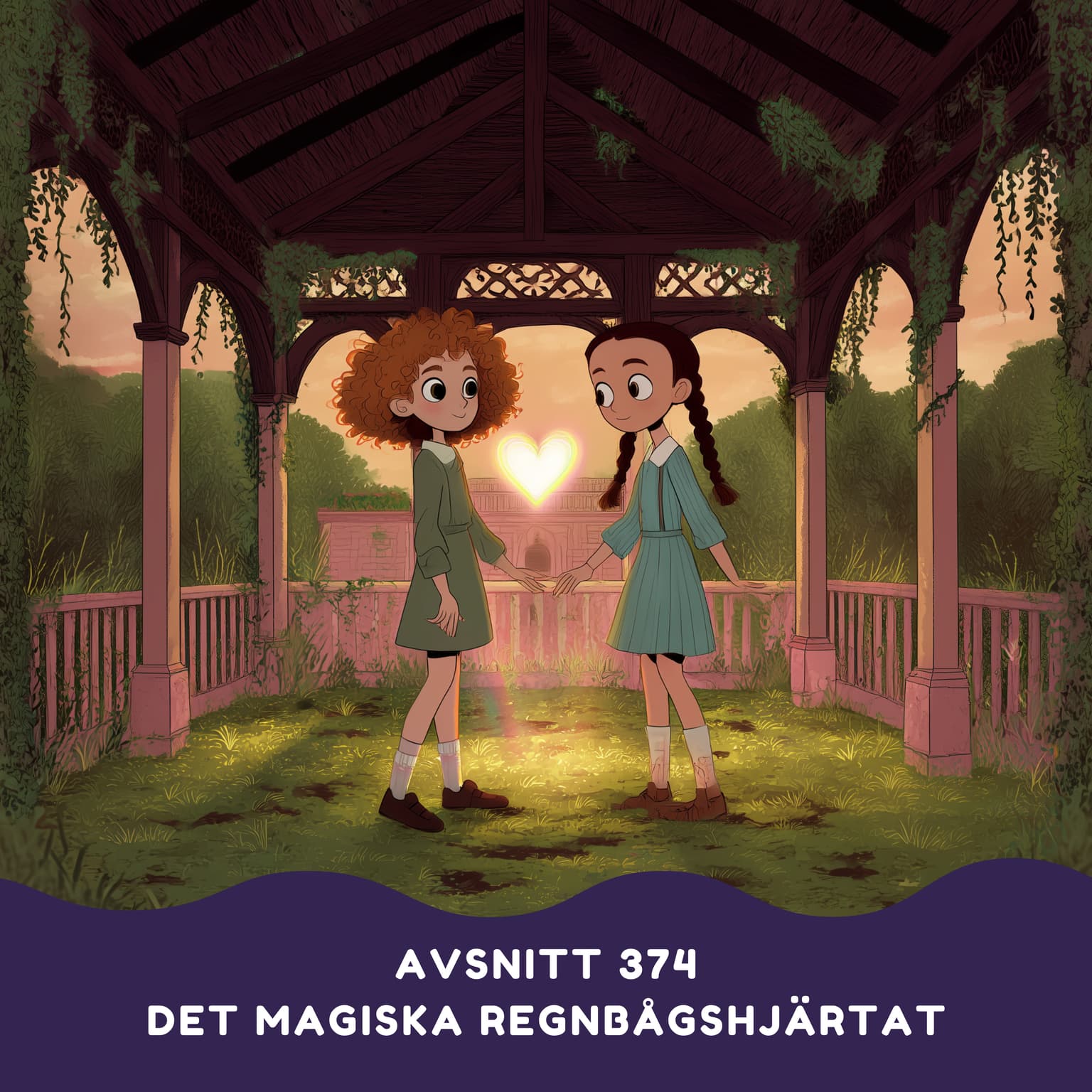 Det magiska regnbågshjärtat artwork