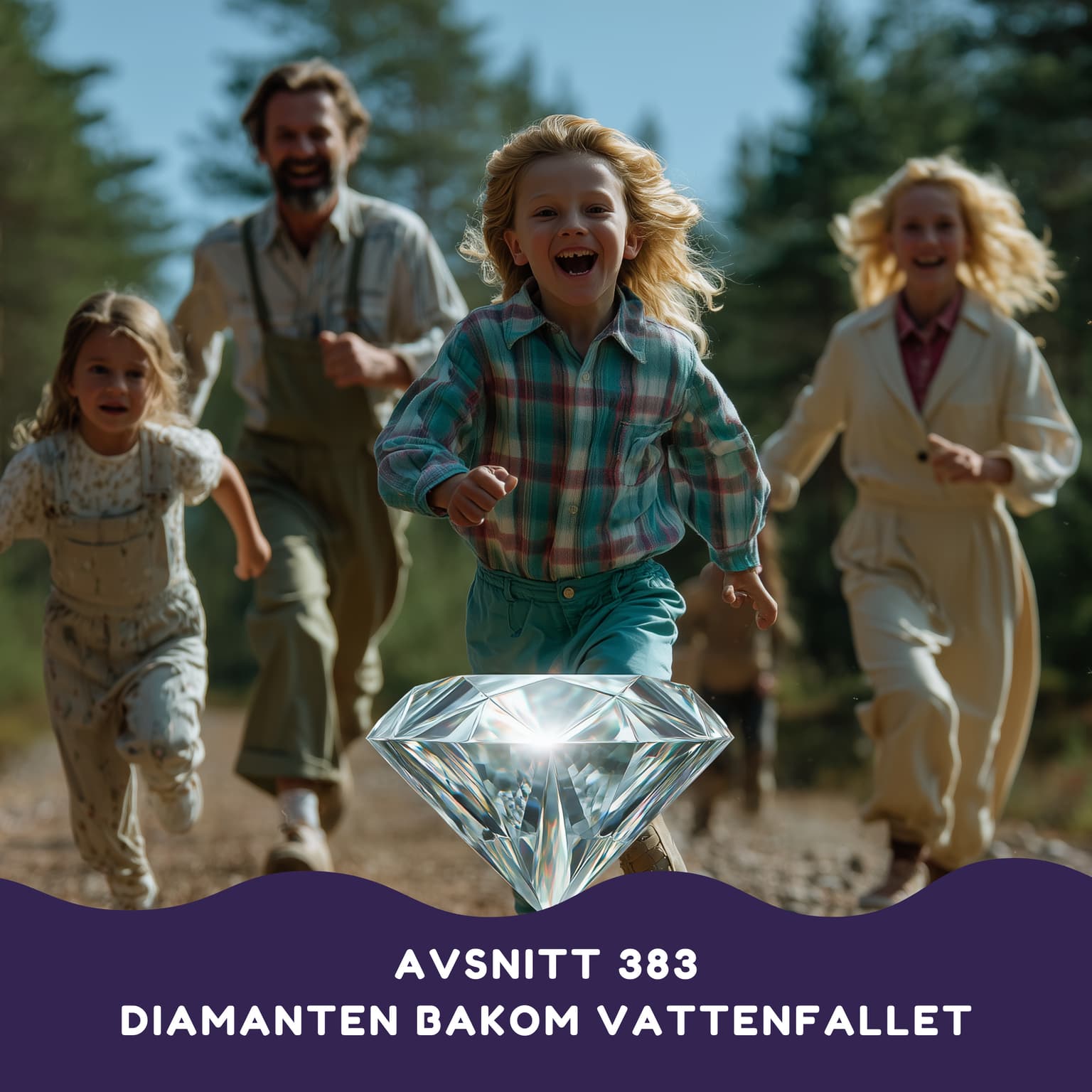 Diamanten bakom vattenfallet artwork