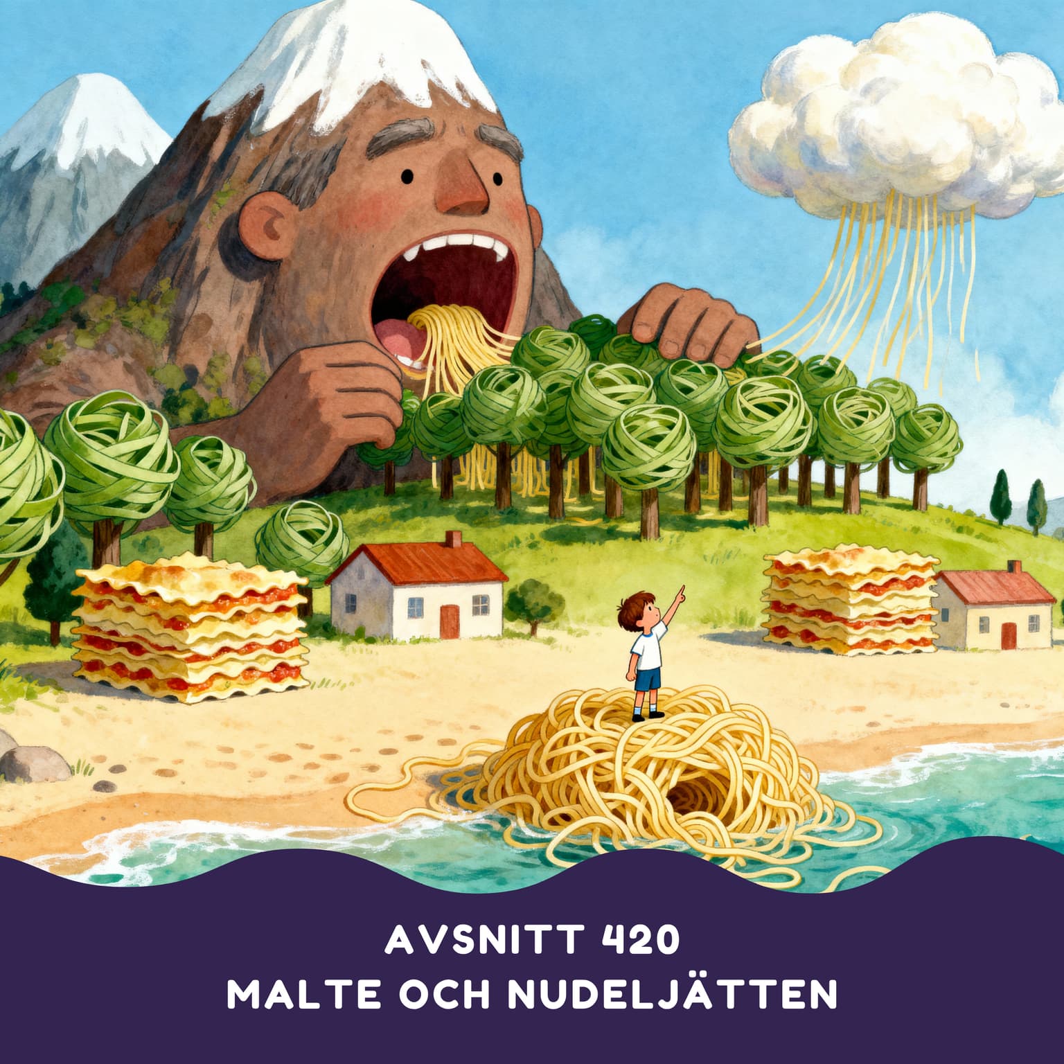Malte och nudeljätten artwork