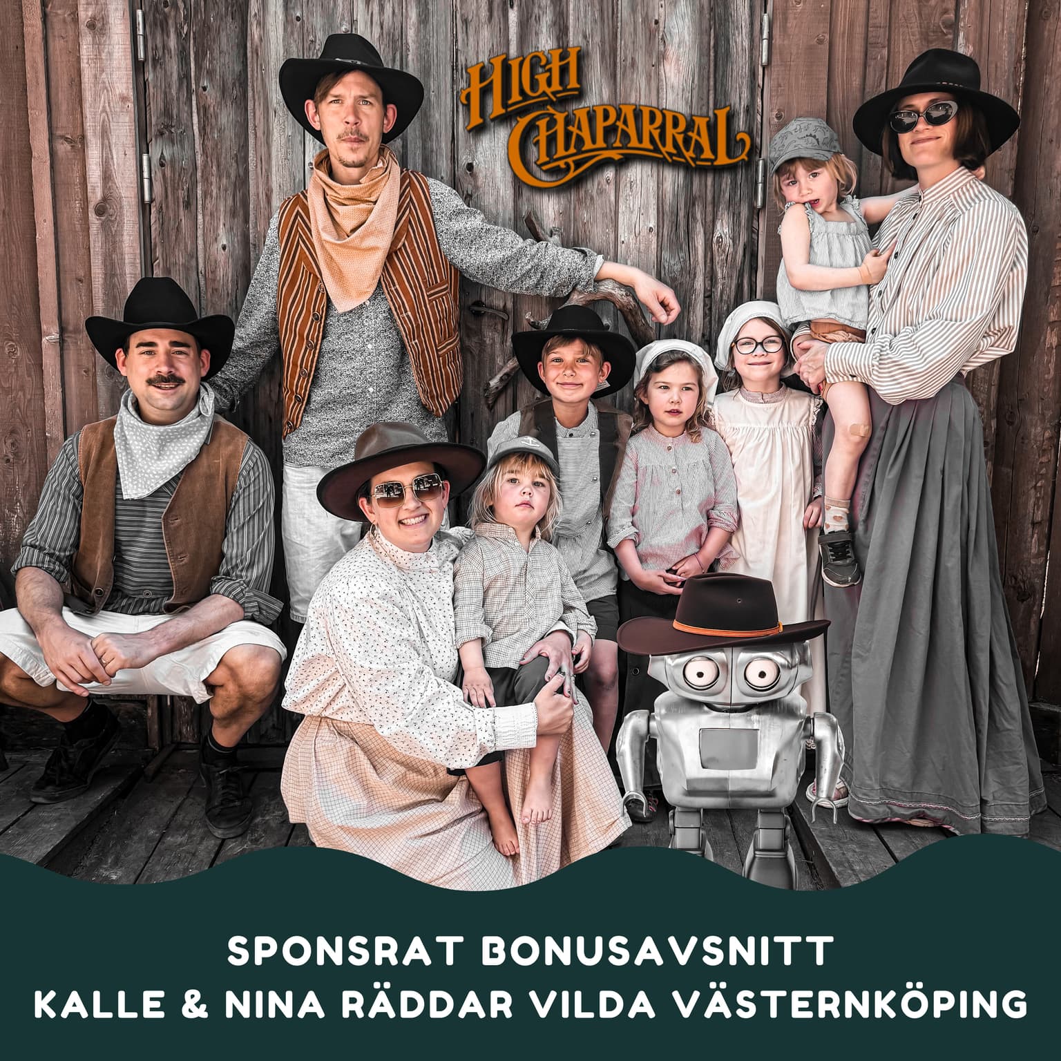 Cowboy-Kalle och Ninja-Nina räddar Vilda Västernköping artwork