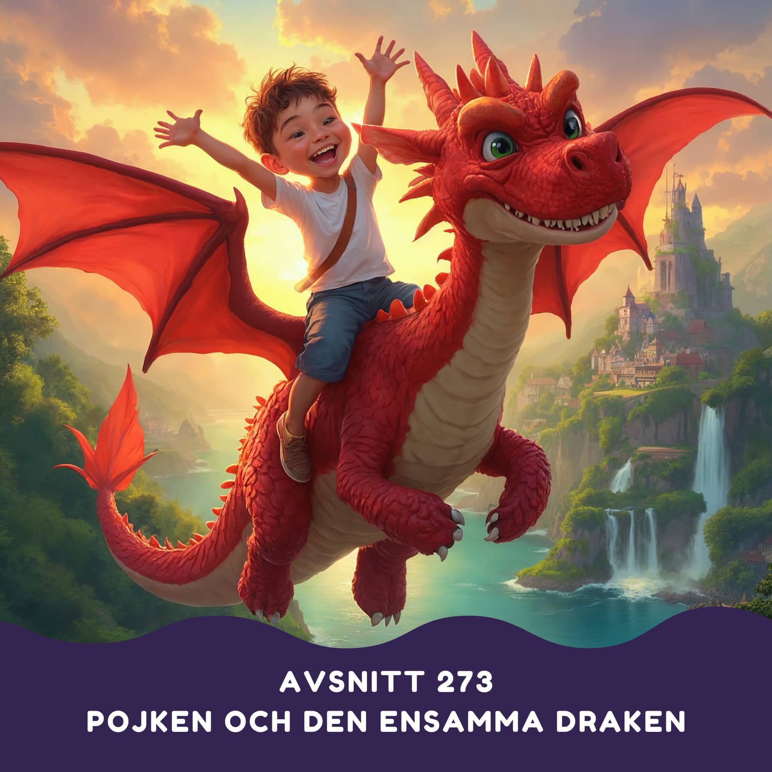 Pojken och den ensamma draken artwork