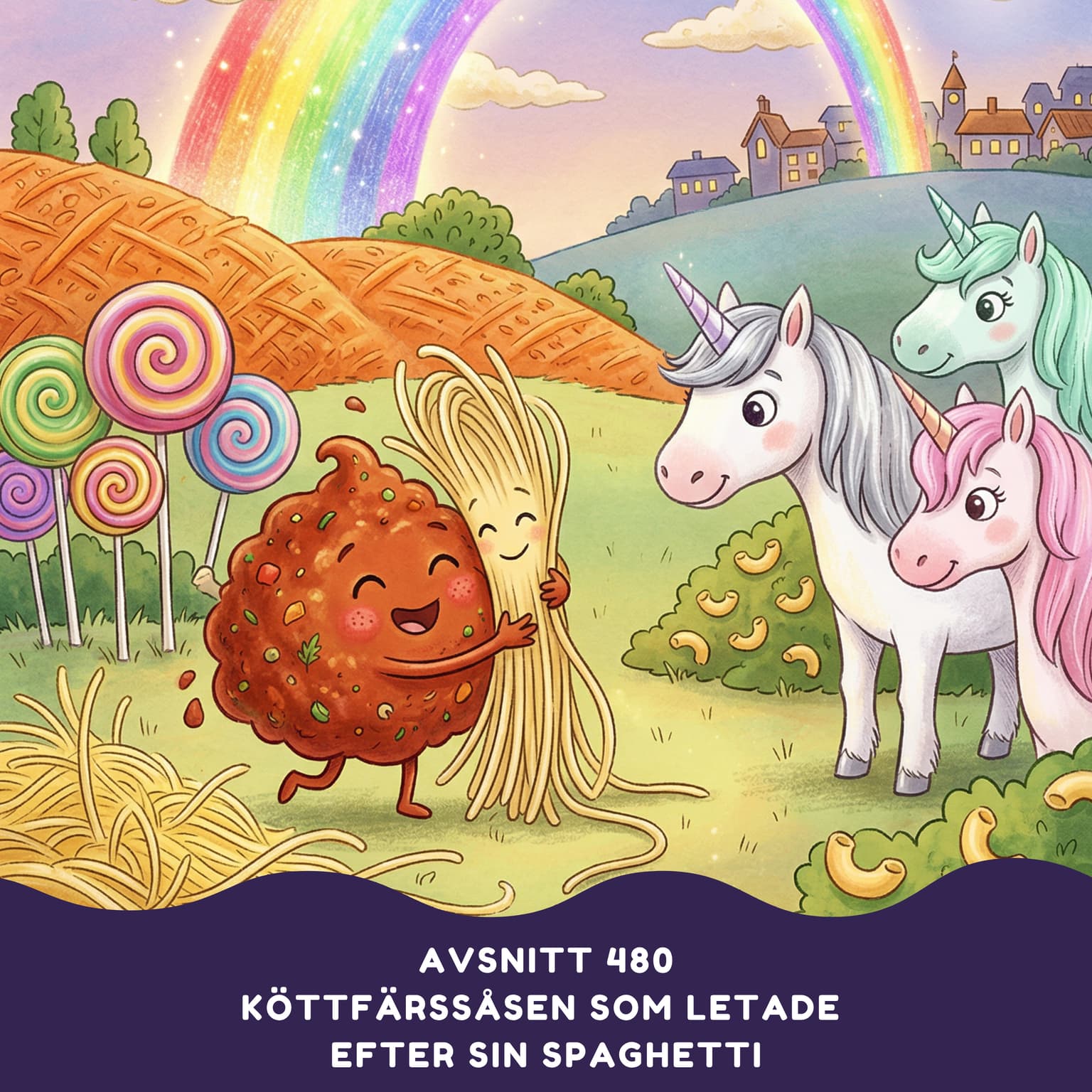 Köttfärssåsen som letade efter sin spaghetti artwork
