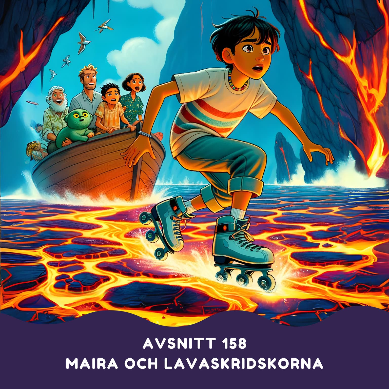Mairas lavaskridskor artwork