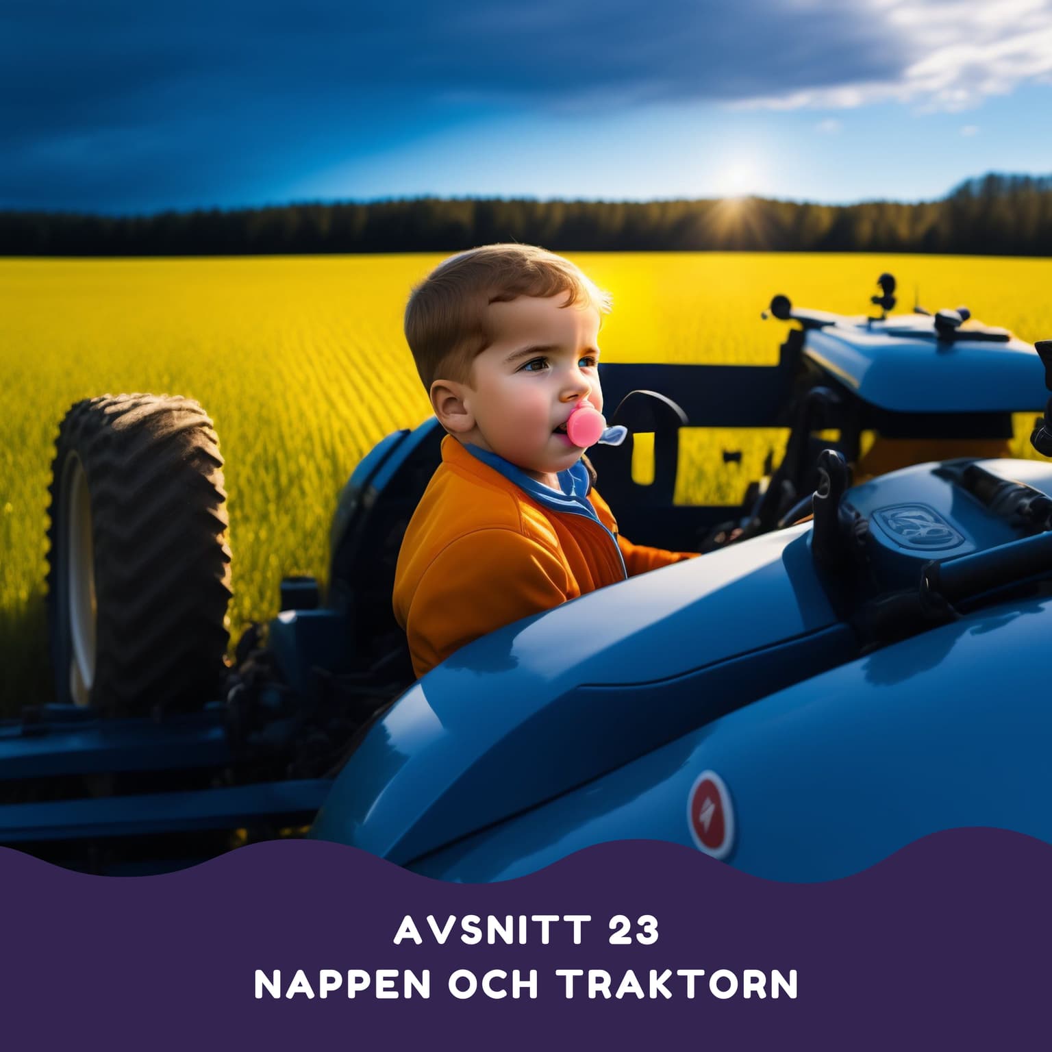 Nappen och traktorn artwork