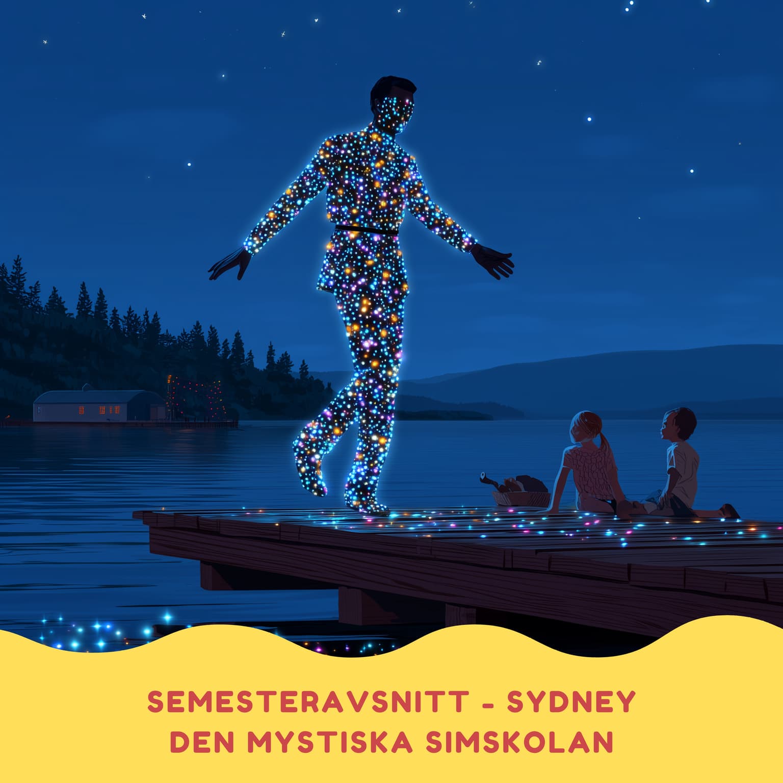 Den mystiska simskolan artwork