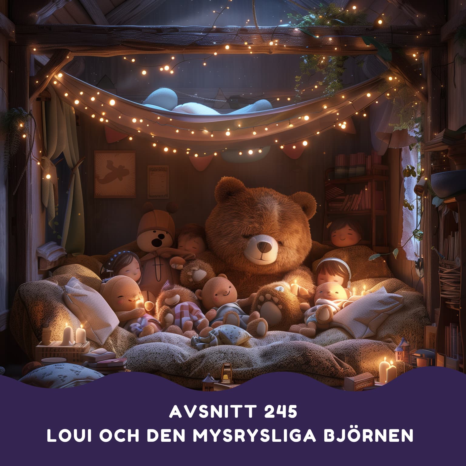 Loui och den mysrysliga björnen artwork