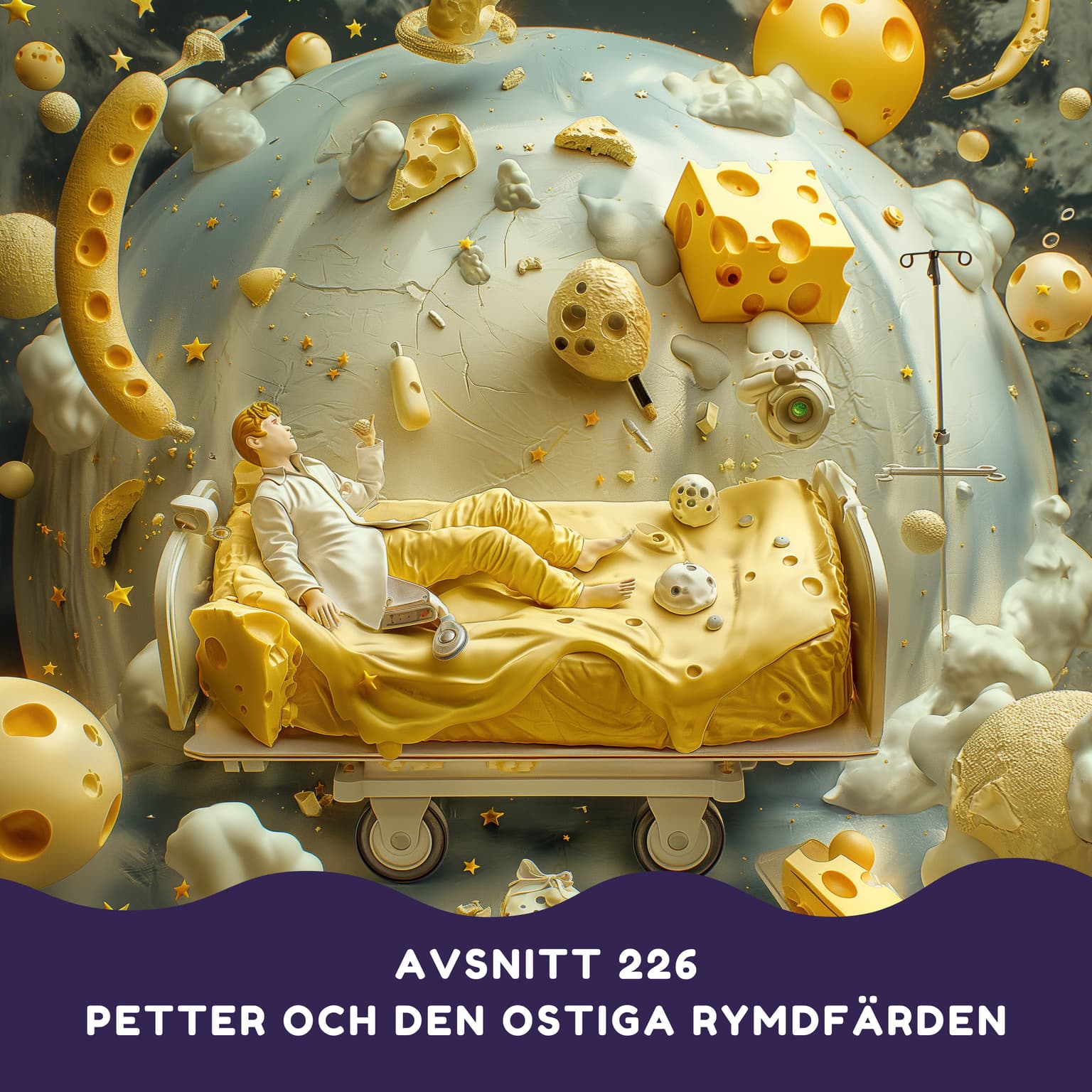 Petter och den ostiga rymdfärden artwork