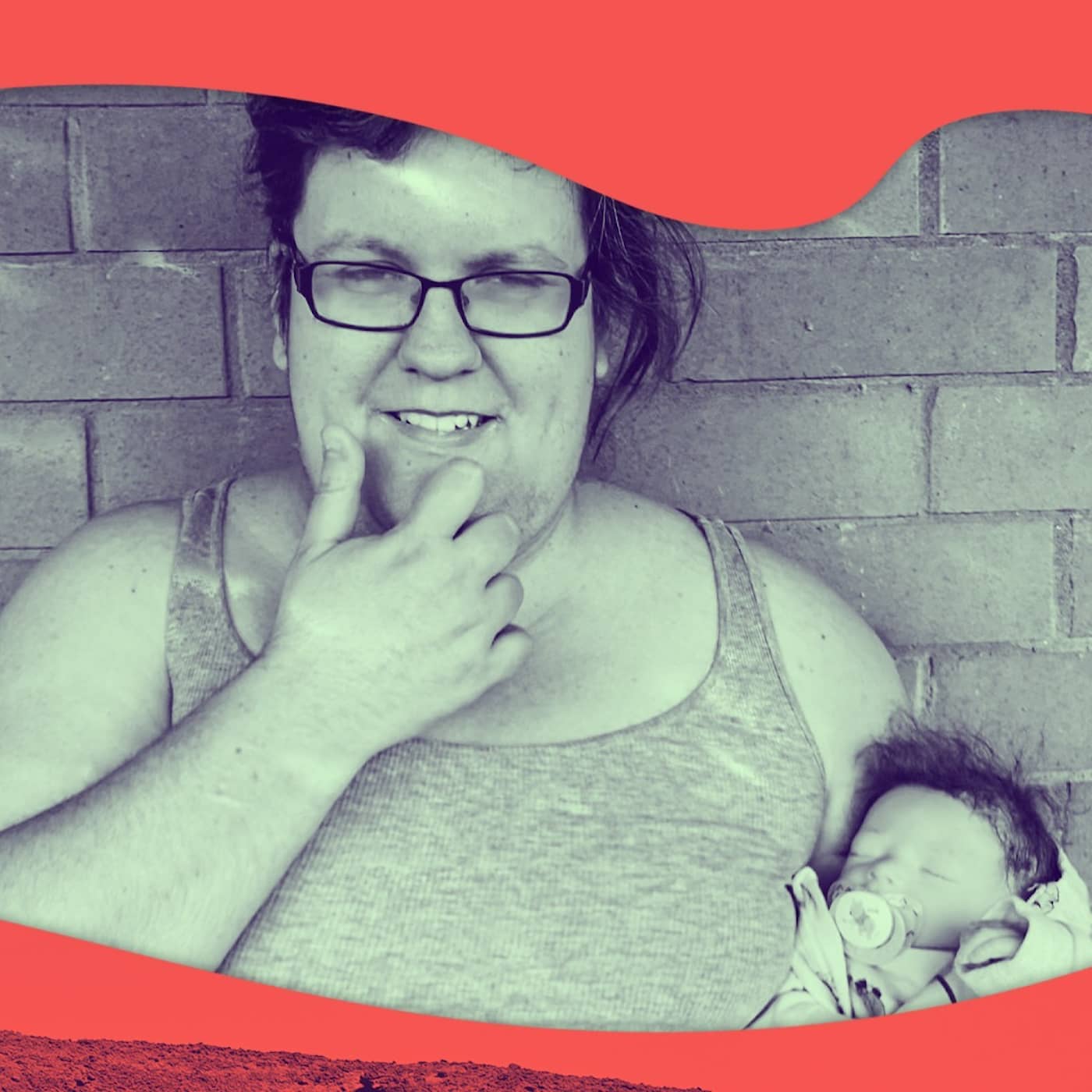Rebecca är mamma till en reborn-docka artwork