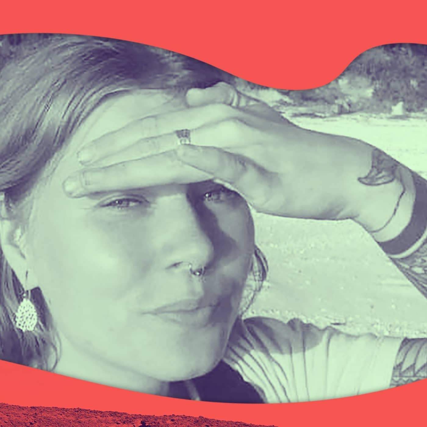 Andréa fast i vulkanutbrott: ”Fåglar faller från himlen” artwork