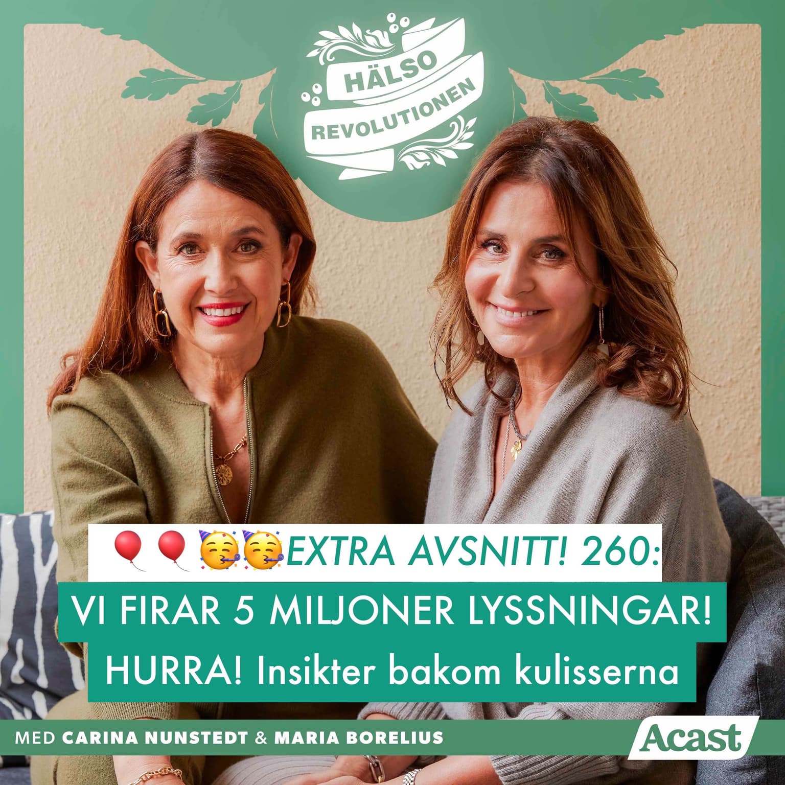 AVSNITT 260: VI FIRAR 5 MILJONER LYSSNINGAR OCH BJUDER IN ER BAKOM KULISSERNA artwork