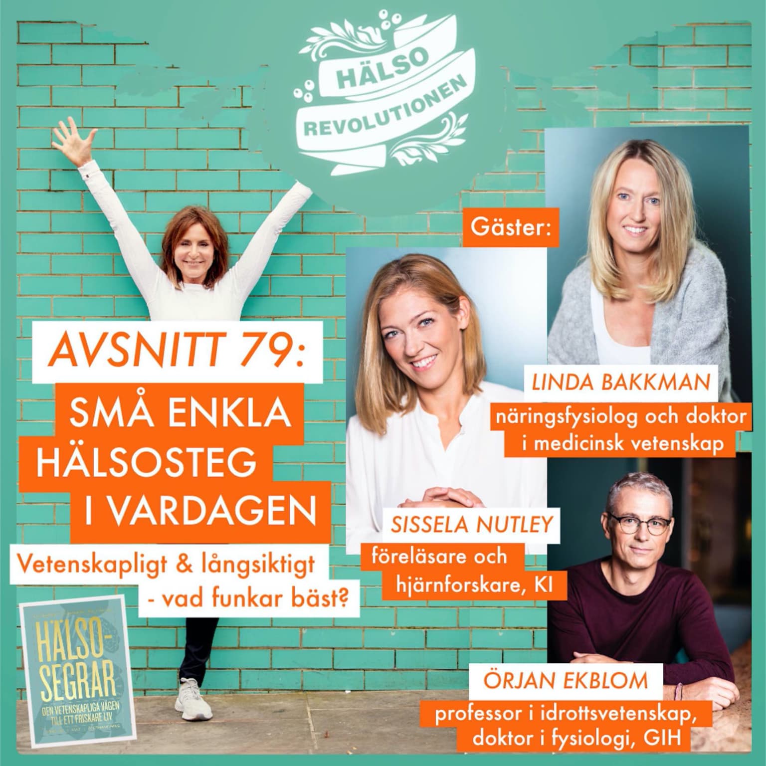 AVSNITT 79: SMÅ HÄLSOSTEG I VARDAGEN – Vetenskapligt och långsiktigt, vad funkar bäst? artwork