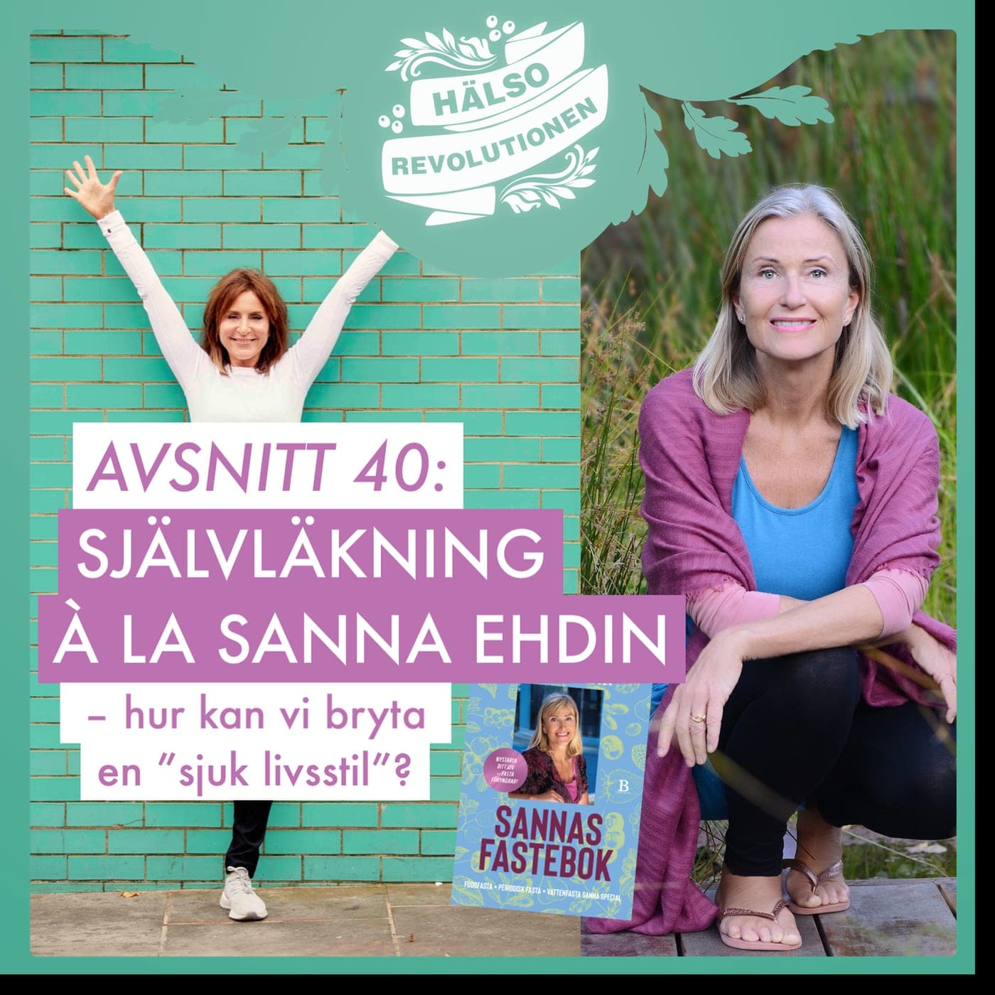 AVSNITT 40: SJÄLVLÄKNING ENLIGT SANNA EHDIN – hur kan vi bryta en ”sjuk livsstil”? artwork
