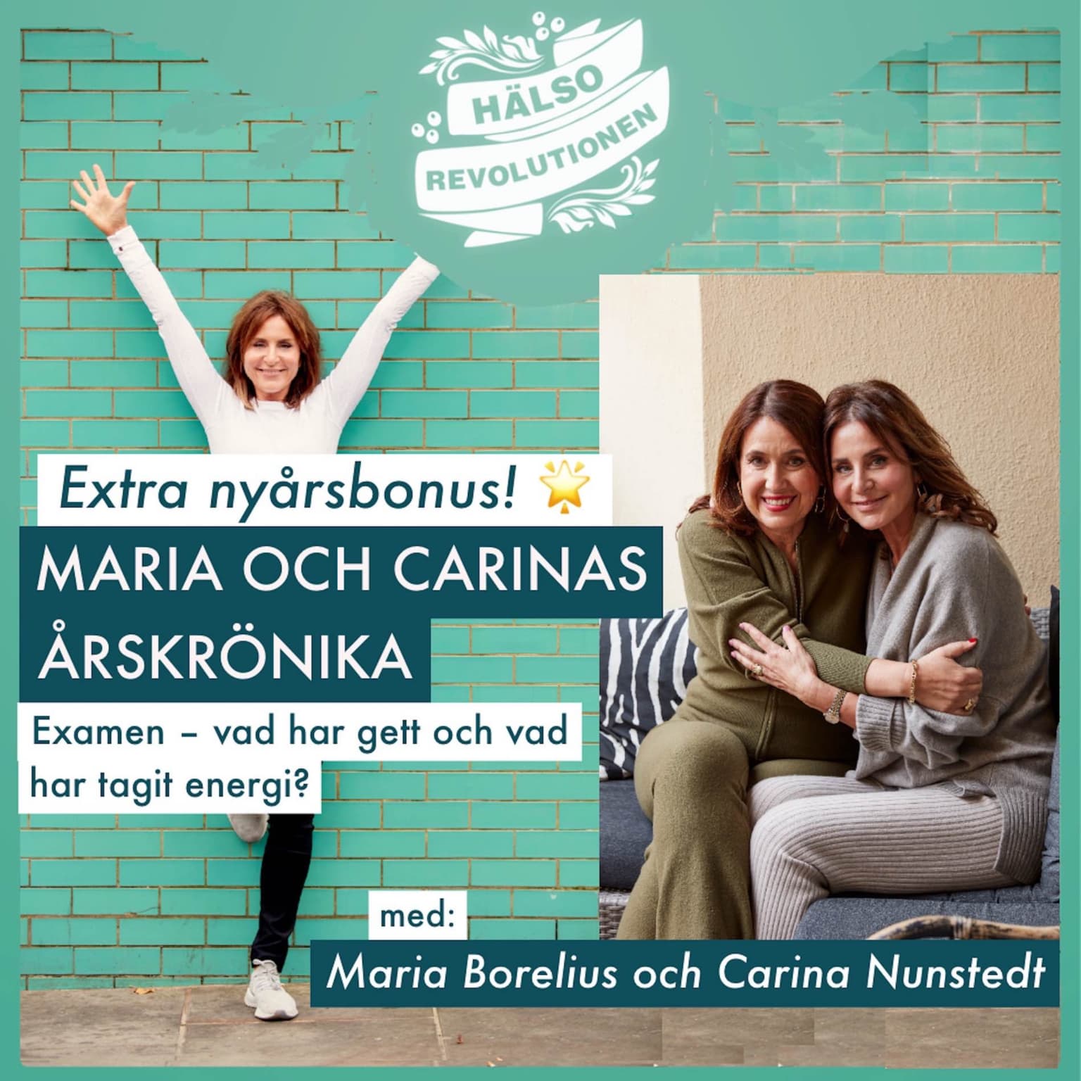AVSNITT 126: EXTRA NYÅRSBONUS! MARIA OCH CARINAS OCH ÅRSKRÖNIKA – VAD HAR GETT OCH VAD TAR ENERGI? artwork