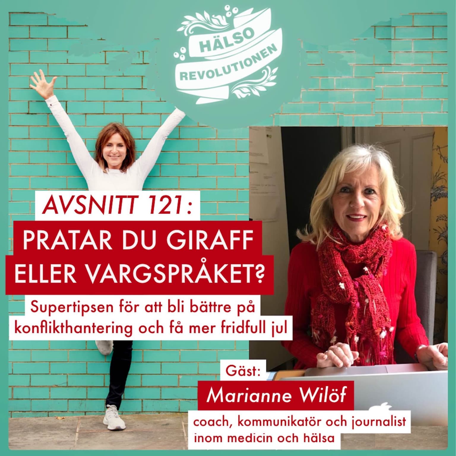AVSNITT 121: KONFLIKTHANTERING MED GIRAFF- ELLER VARGSPRÅKET? Supertipsen för en mer fridfull jul! artwork