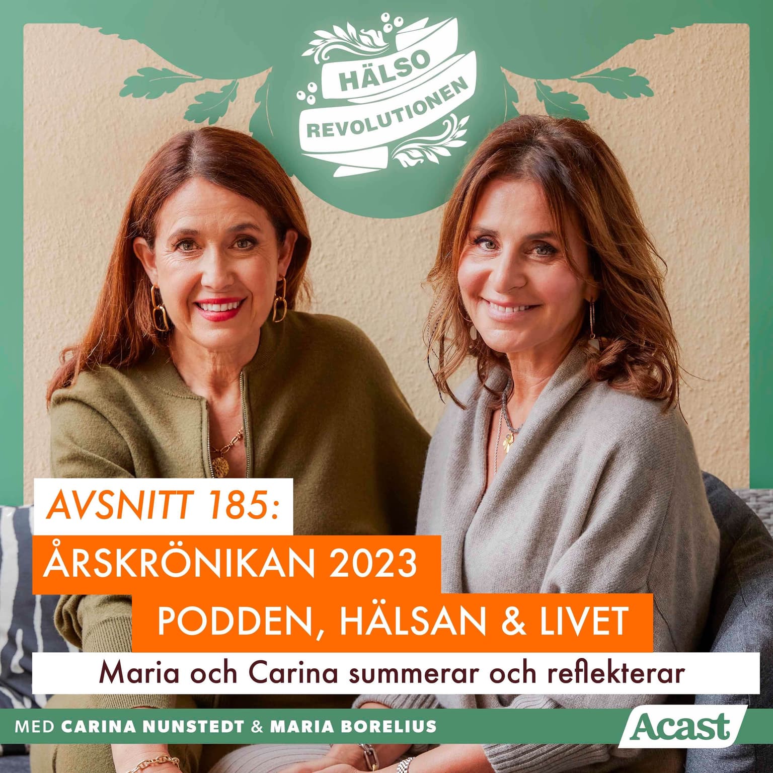 AVSNITT 185: ÅRSKRÖNIKAN 2023 – MARIA OCH CARINA SUMMERAR PODDÅRET SOM GICK artwork