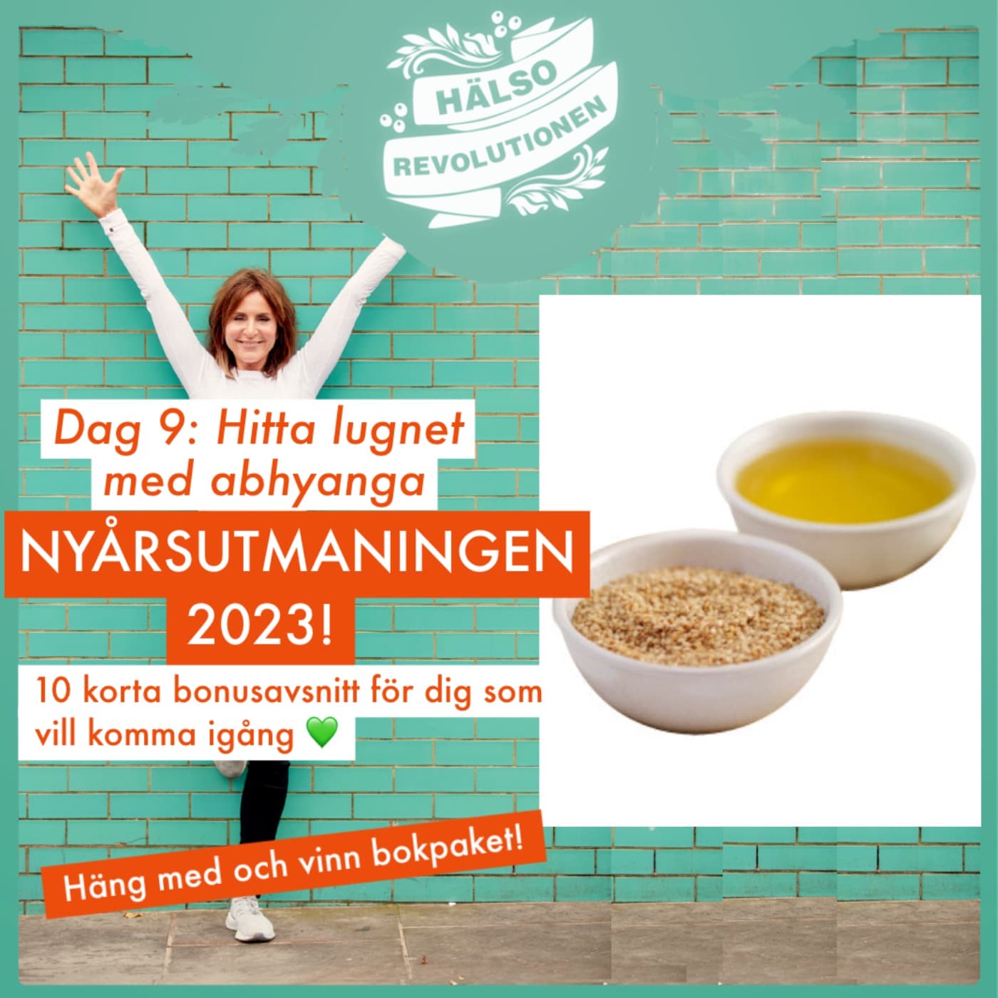 BONUS! NYÅRSUTMANINGEN 2023: DAG 9 – HITTA LUGNET MED ABHYANGA artwork