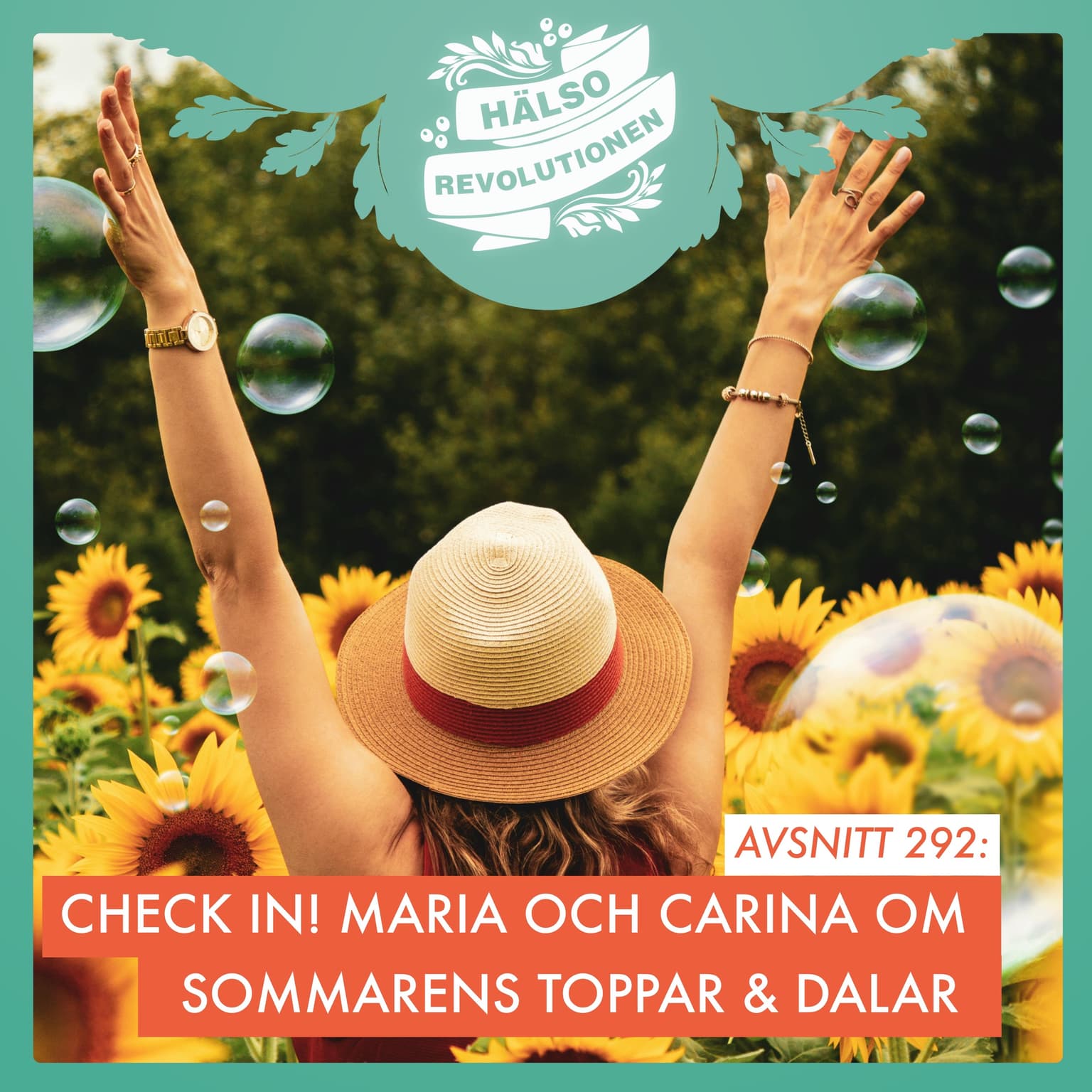 AVSNITT 292: CHECK IN/ MARIA OCH CARINA OM SOMMARENS TOPPAR OCH DALAR artwork