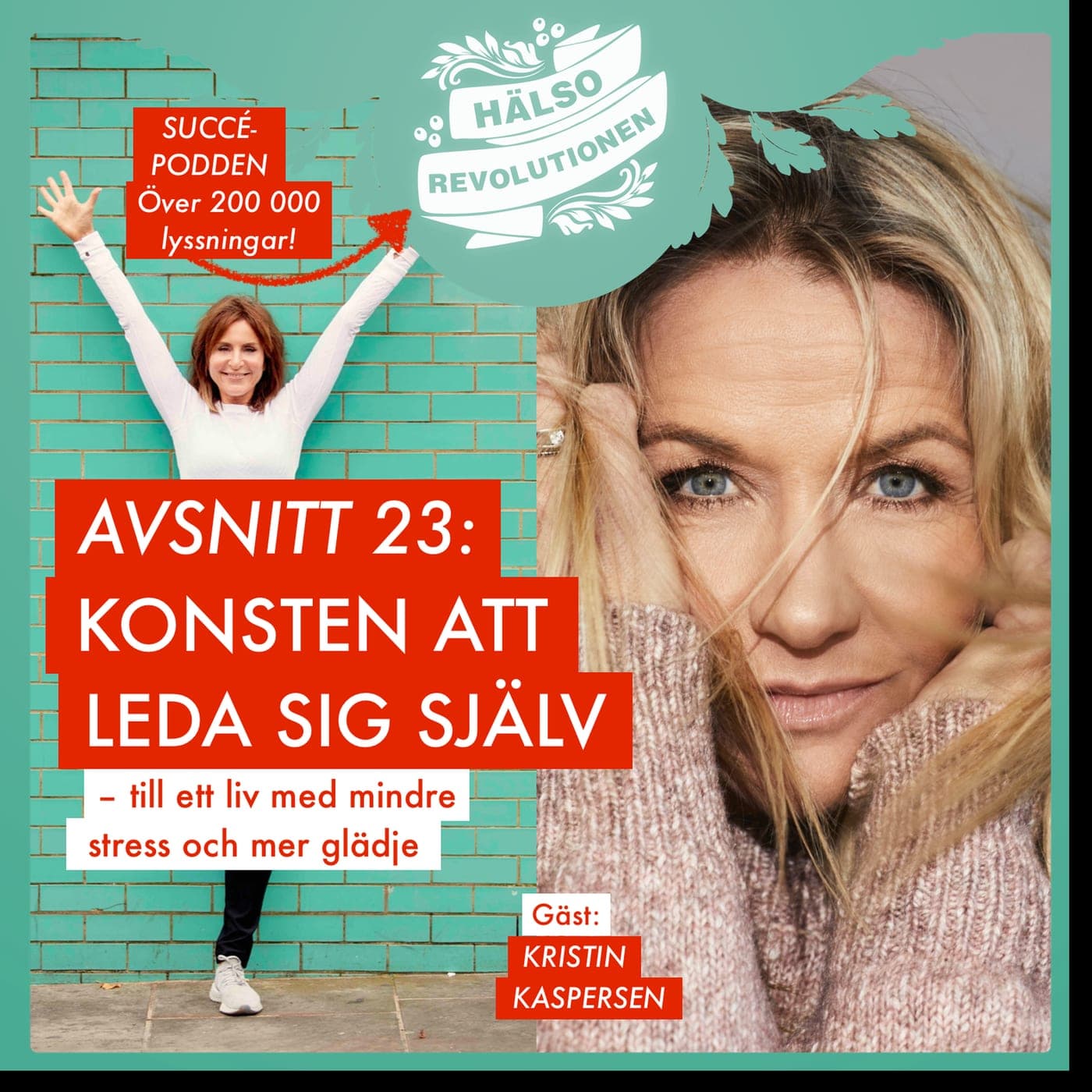 AVSNITT 23: KONSTEN ATT LEDA SIG SJÄLV – till ett liv med mindre stress och mer glädje artwork