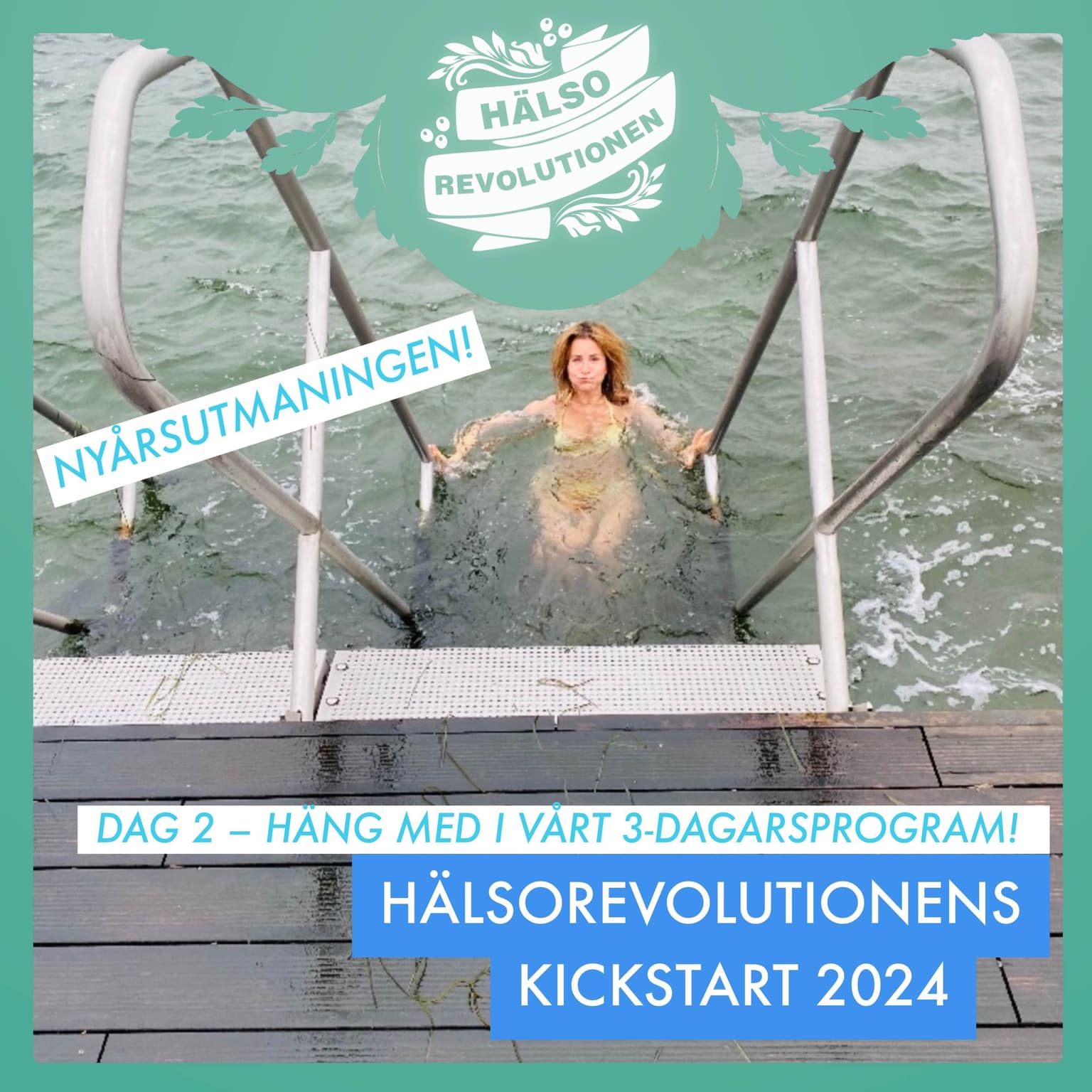 💚 DAG 2 - NYÅRSUTMANINGEN! HÄNG MED I HÄLSOREVOLUTIONENS KICKSTART 2024 artwork
