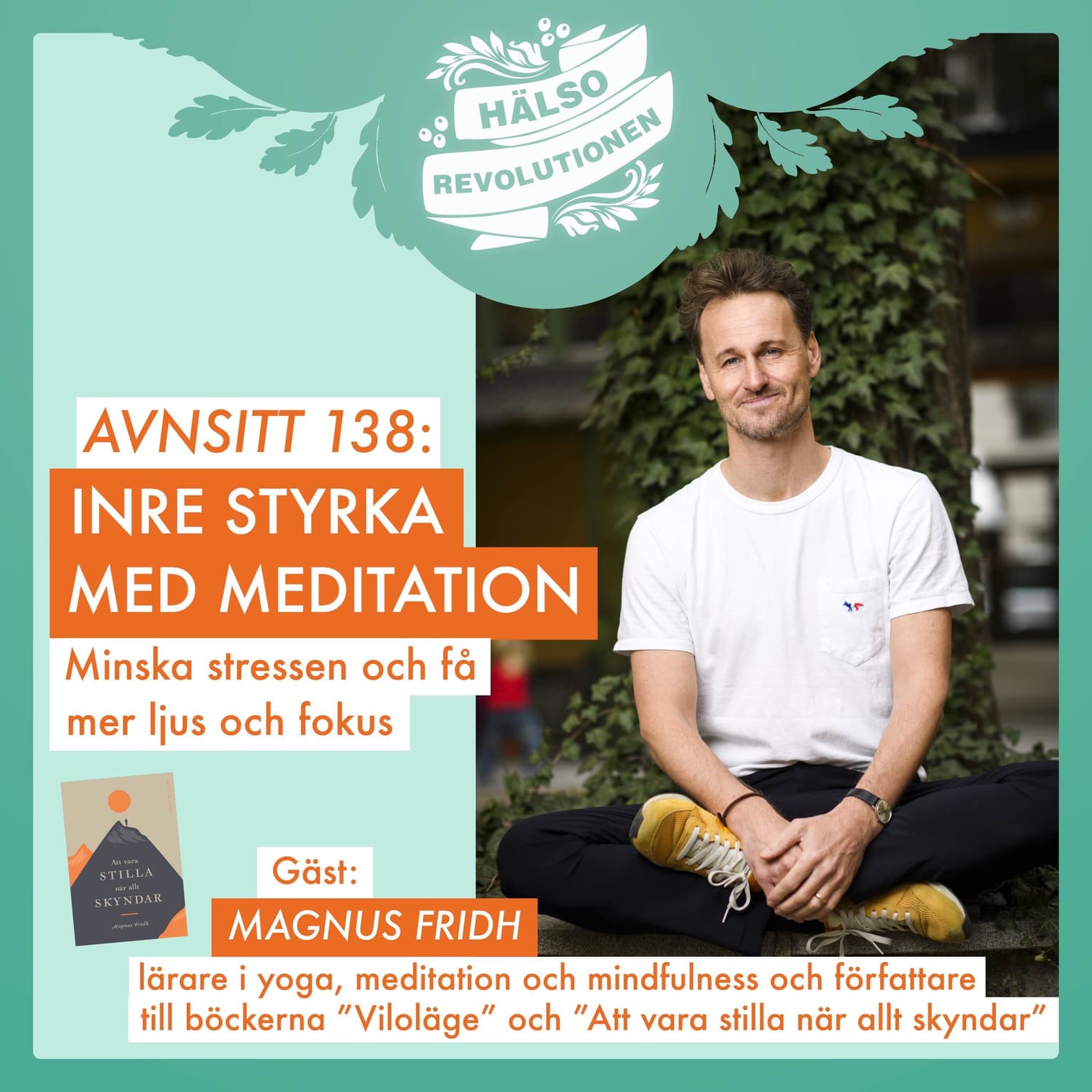 AVSNITT 138: INRE STYRKA MED MEDITATION – Så kan du minska stressen, få mer ljus och fokus artwork