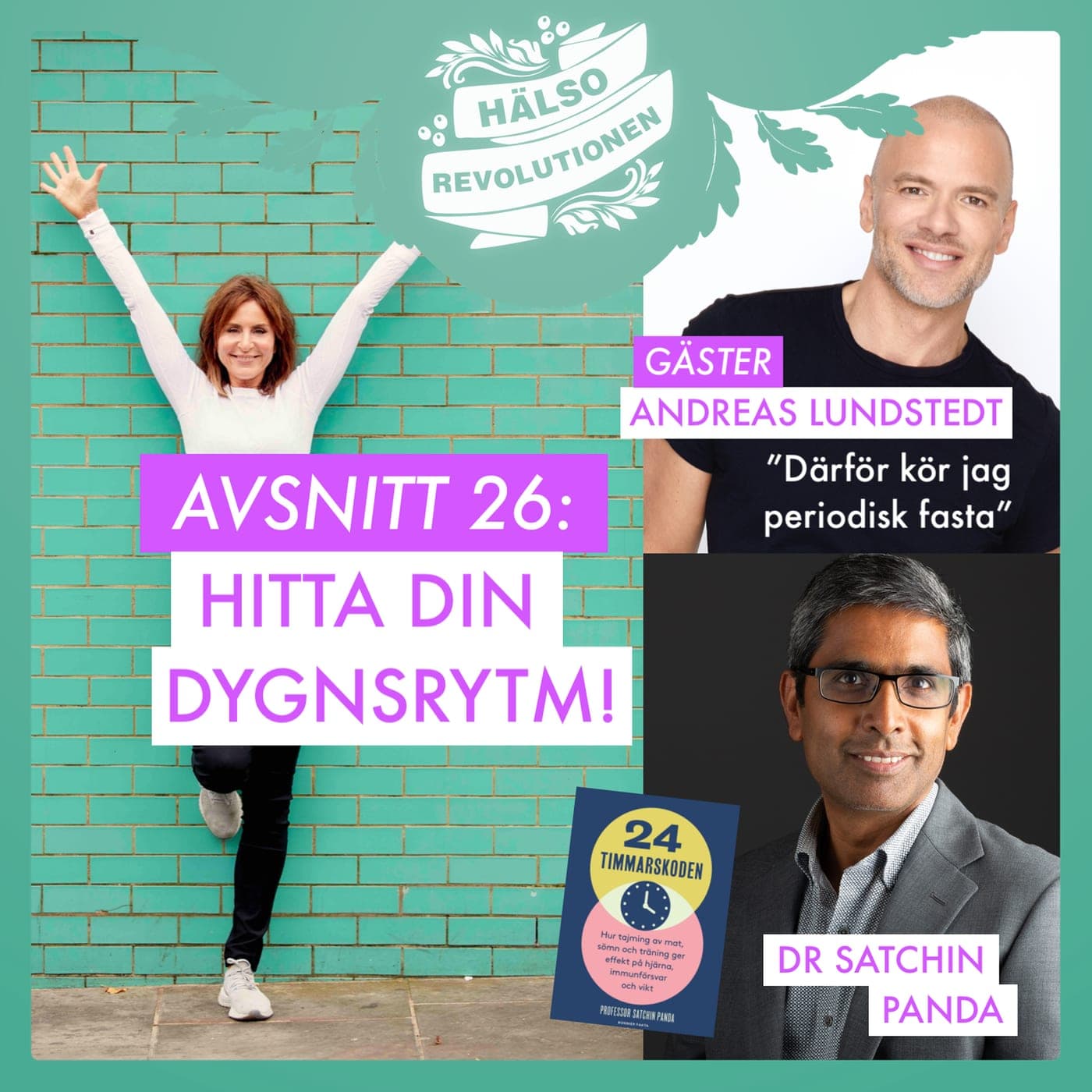 AVSNITT 26: HITTA DIN DYGNSRYTM – bästa tiden för sömn, mat och träning? artwork