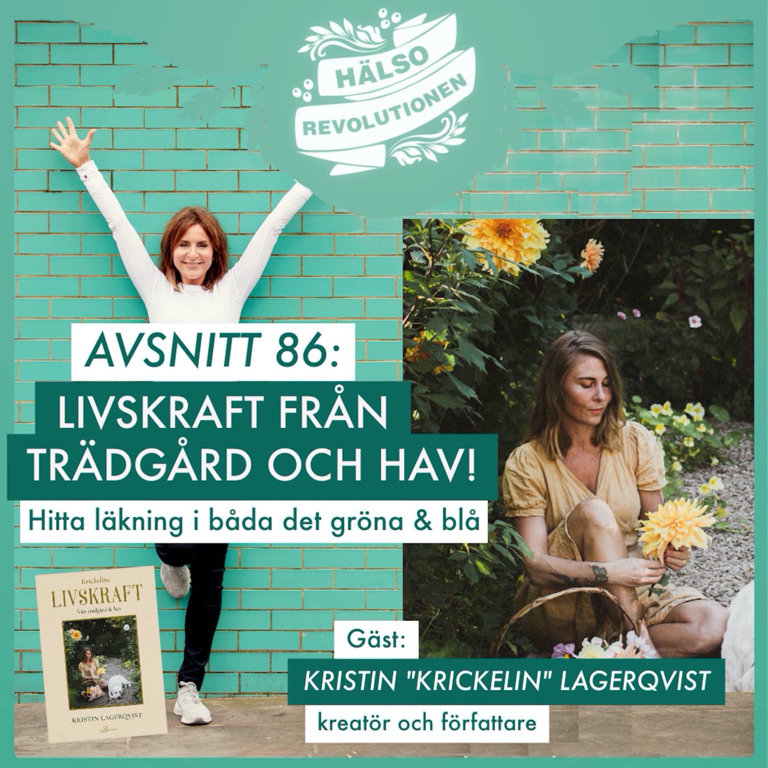 AVSNITT 86: LIVSKRAFT FRÅN TRÄDGÅRD OCH HAV – Krickelins bästa tips för läkning artwork