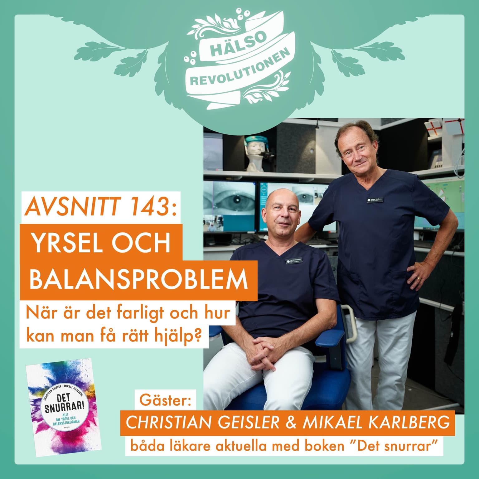 AVSNITT 143: YRSEL OCH BALANSPROBLEM: När är det farligt och hur kan man få rätt hjälp? artwork