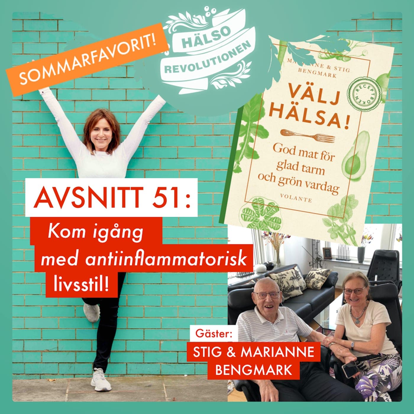 SOMMARFAVORIT! AVSNITT 51: KOM IGÅNG MED ANTIINFLAMMATORISK LIVSSTIL! artwork