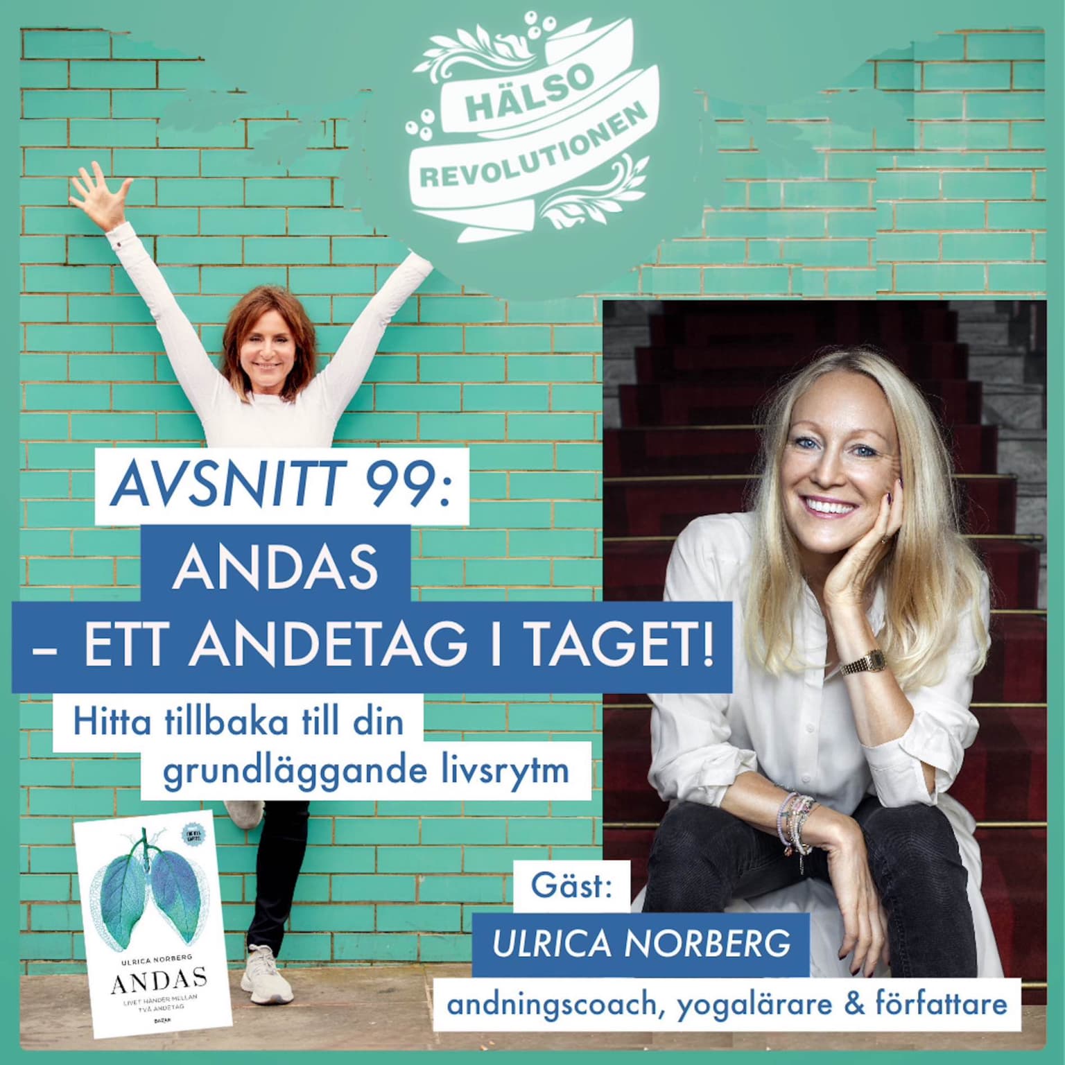 AVSNITT 99: ETT ANDETAG I TAGET – Bättre andning, bättre hälsa! artwork