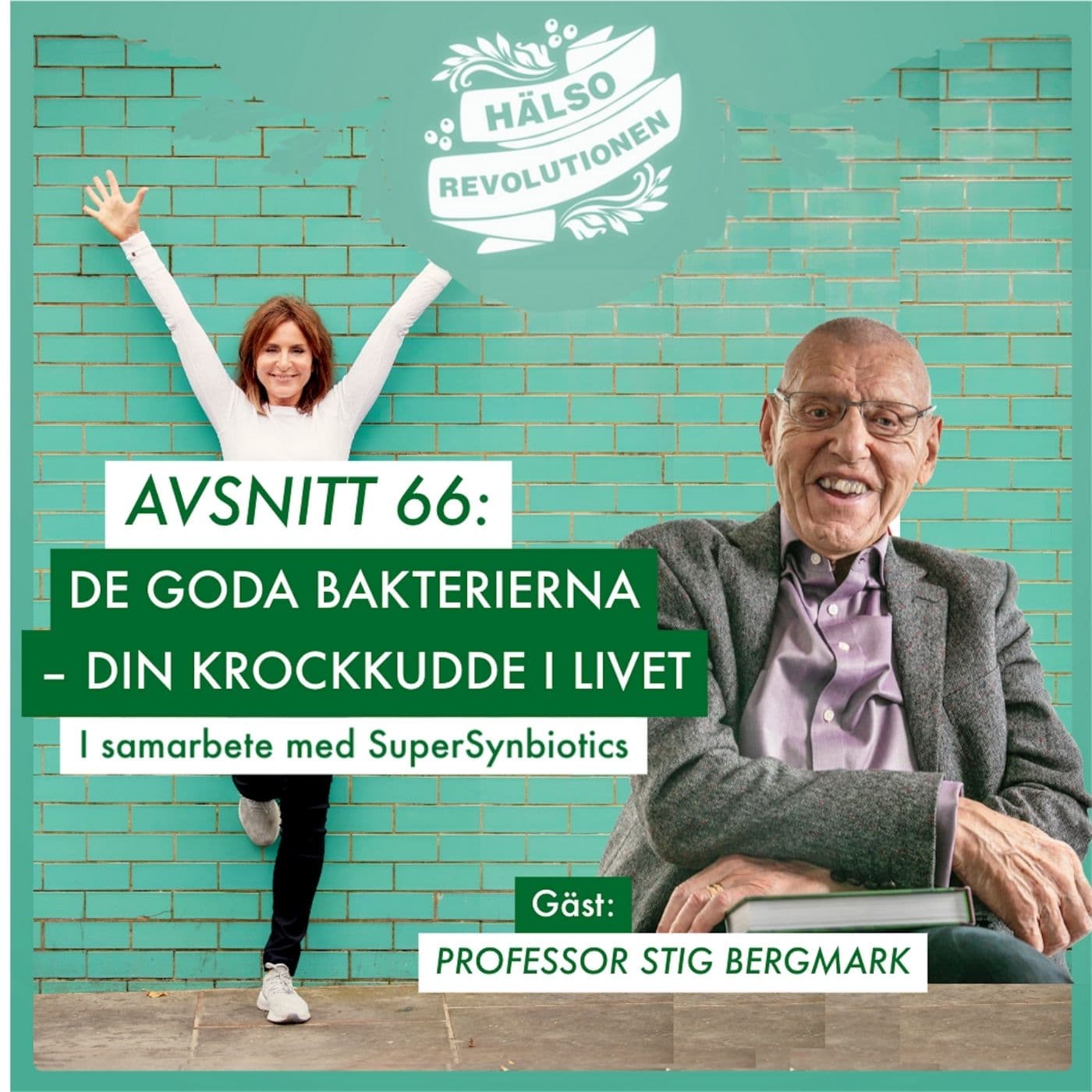 💚AVSNITT 66: DE GODA BAKTERIERNA – DIN KROCKKUDDE I LIVET (i samarbete med SuperSynbiotics) artwork