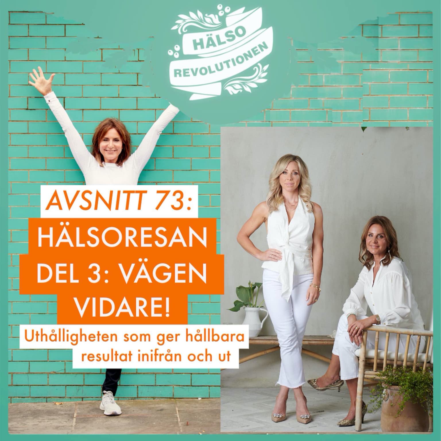 AVSNITT 73: HÄLSORESAN – DEL 3 – HITTA UTHÅLLIGHETEN OCH VÄGEN VIDARE! artwork