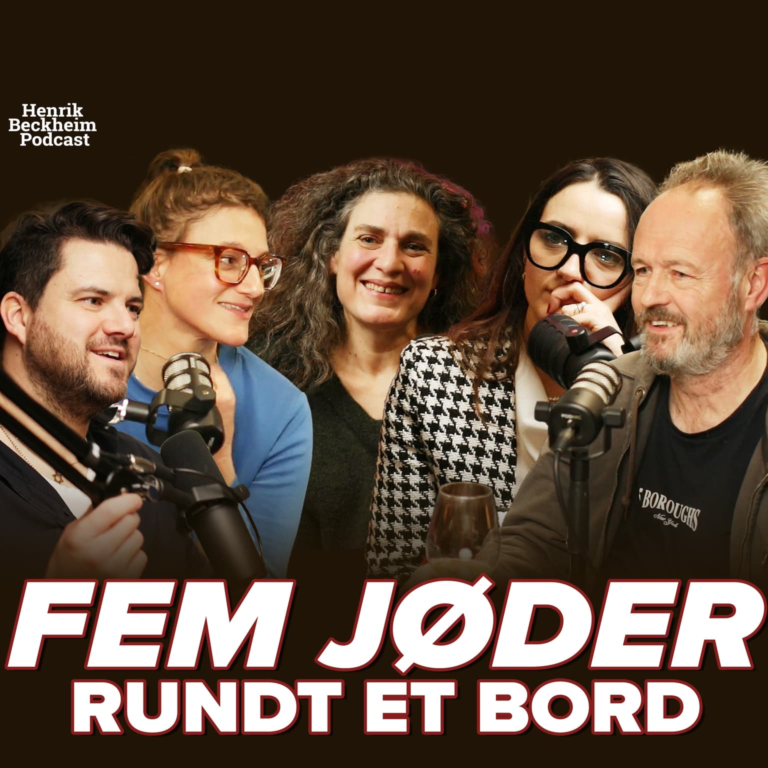 Zhira Beck, Louise Kahn, Leif Knutsen, Teresa Annushka & Henrik Beckheim – Fem jøder rundt et bord artwork
