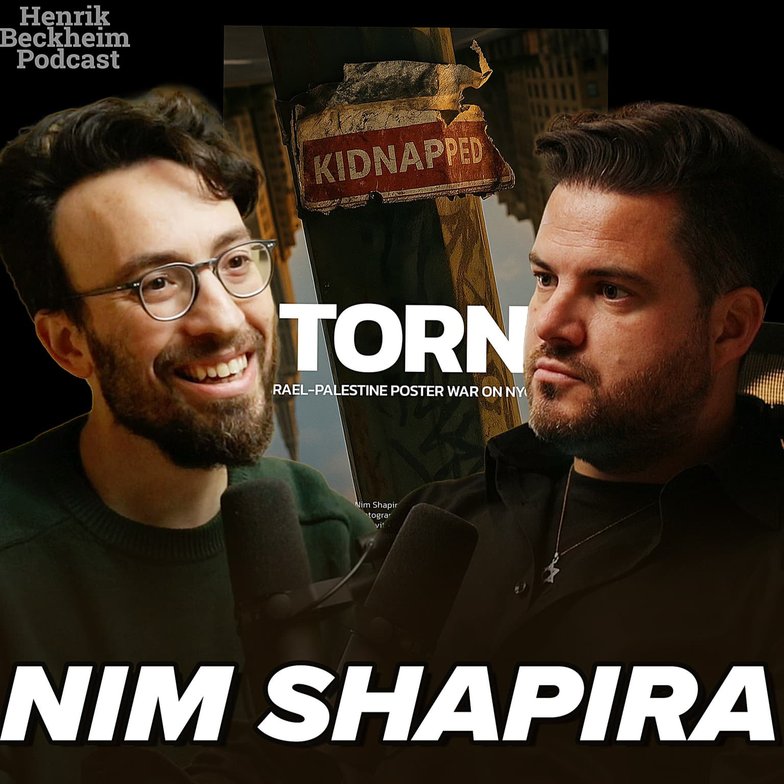 Nim Shapira – Regissøren av filmen "Torn" om plakatkrigen i New York etter 7.10. artwork