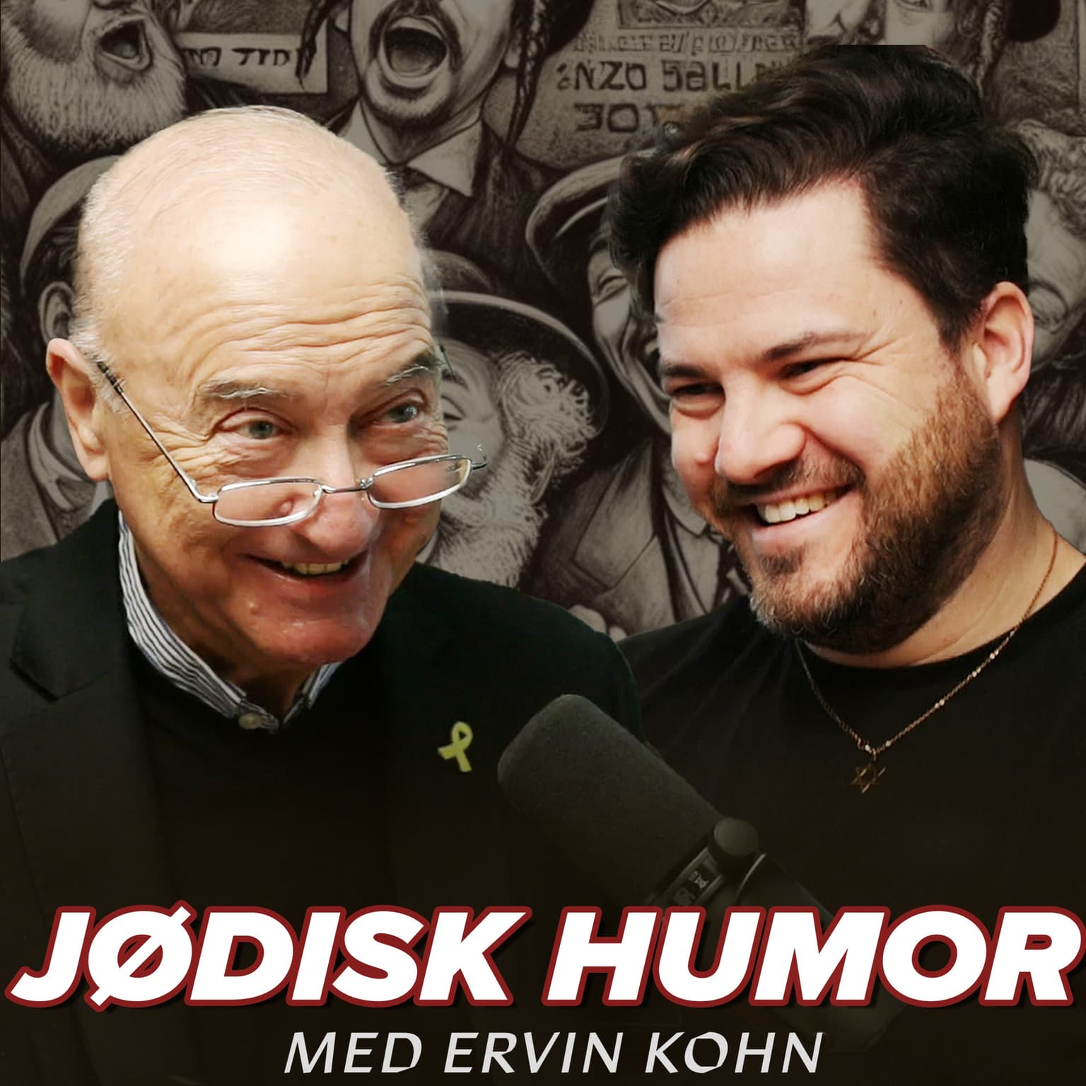 Jødisk humor med Ervin Kohn artwork