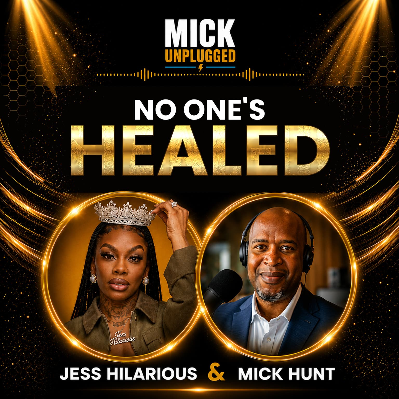 No One’s Healed: The Truth About Purpose from Jess Hilarious artwork