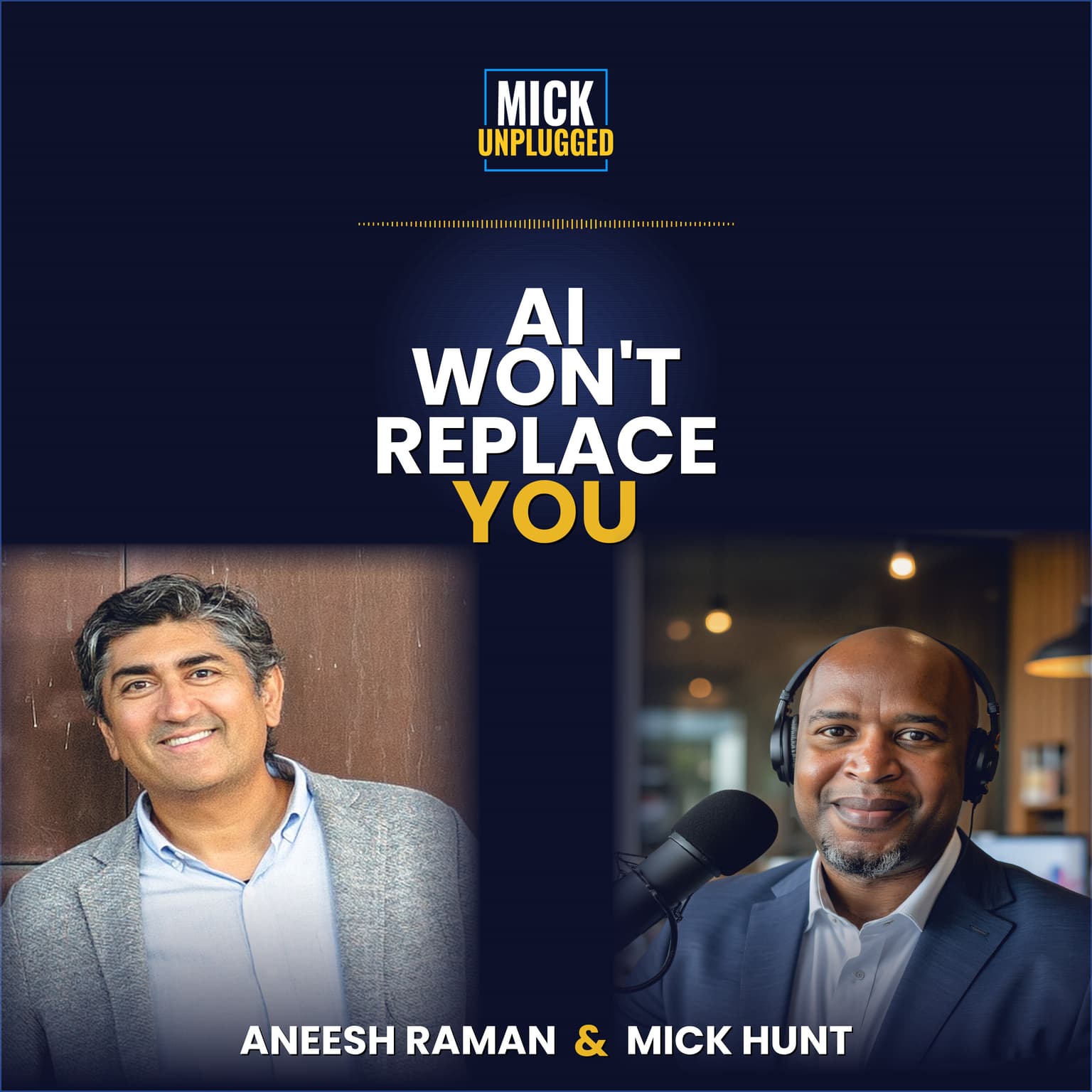 AI Won’t Replace You Unless You Let It with Aneesh Raman artwork