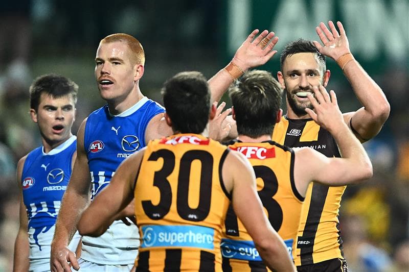 AFL Sunday - it was nice of my team mates to help me to seven goals artwork