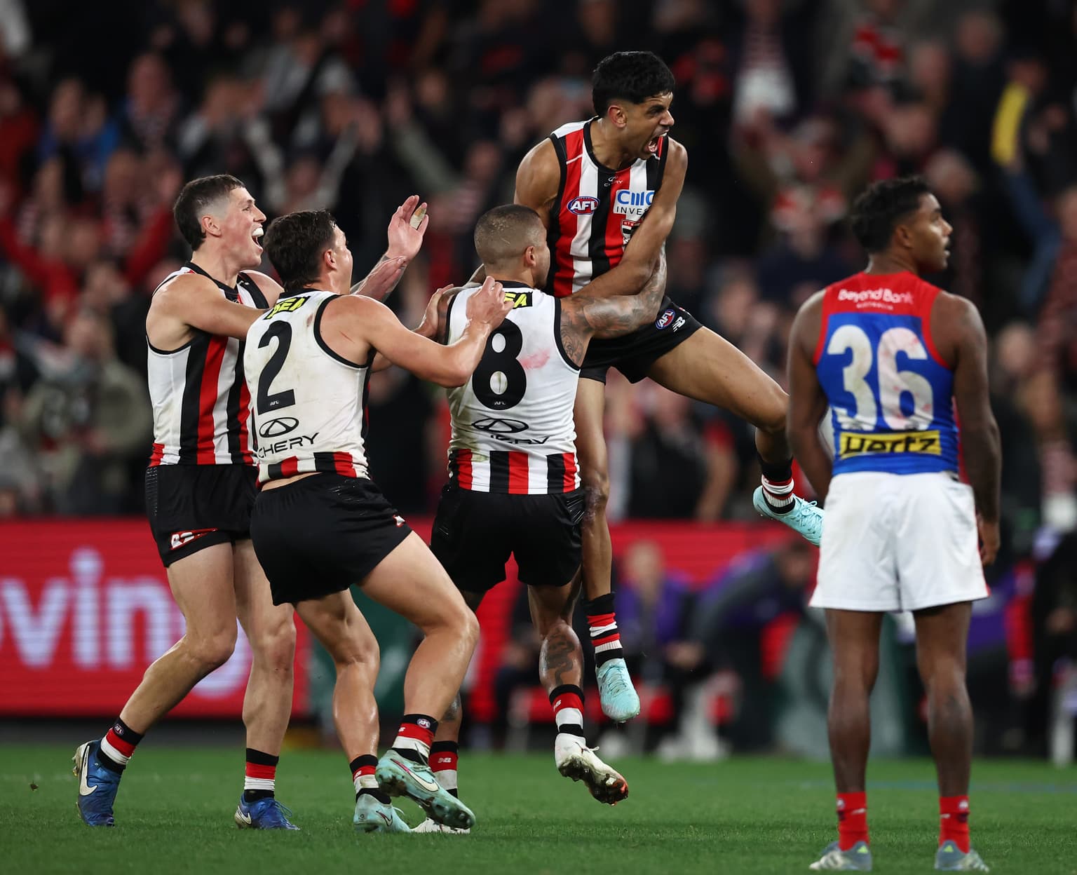 "Trainwreck" vs "Special": the two sides of St Kilda's mind blowing win artwork