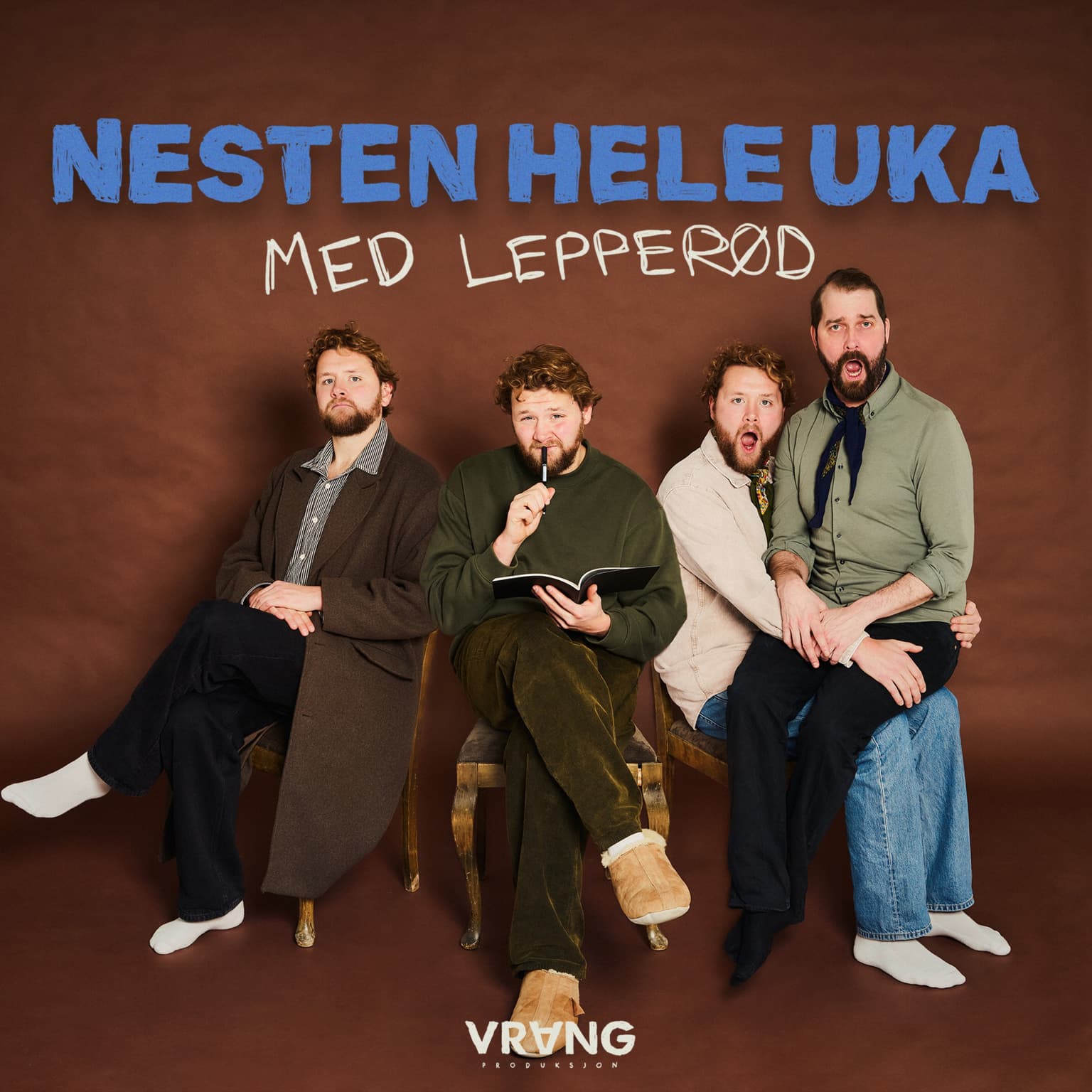 Nesten hele uka med Lepperød cover art