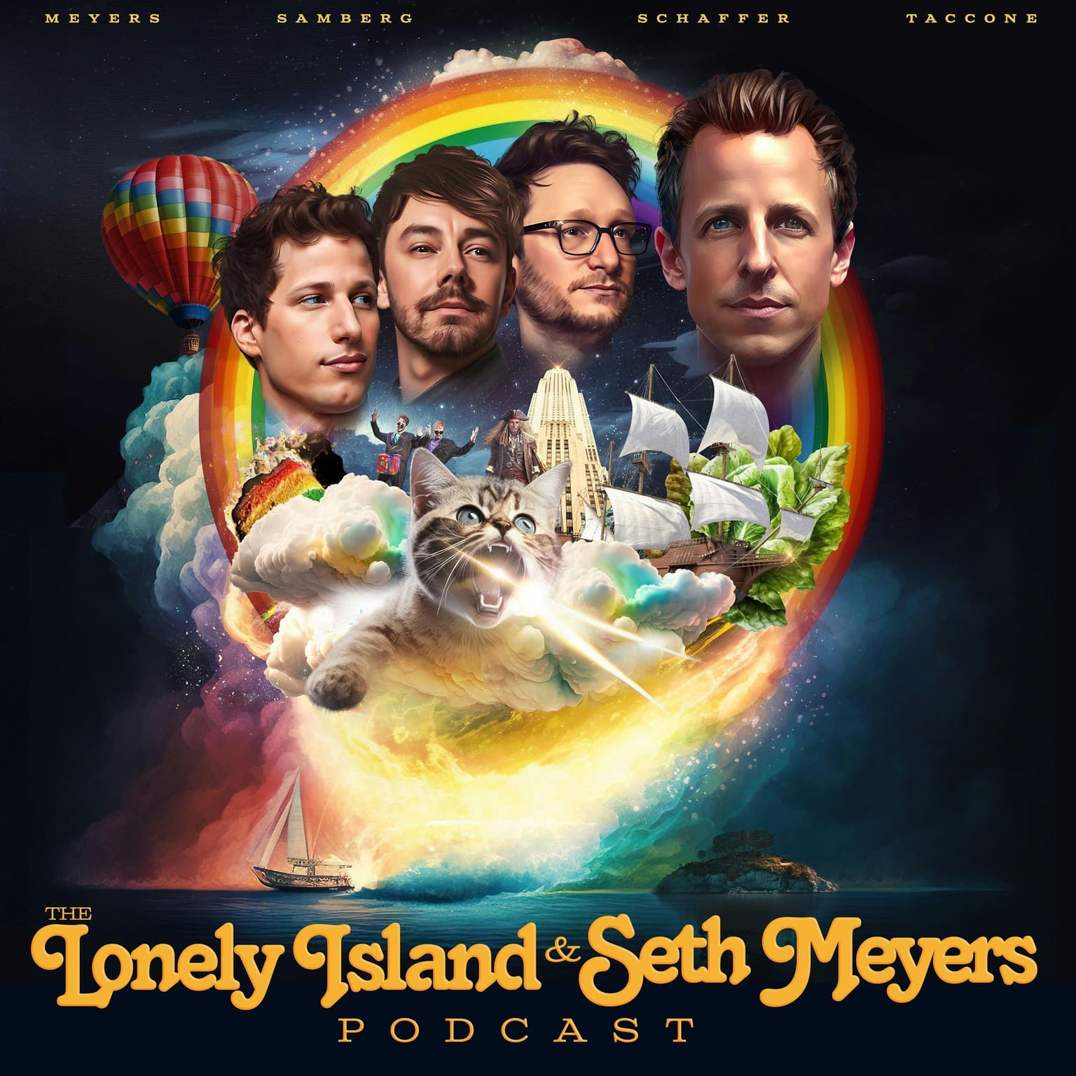 The Lonely Island and Seth Meyers Podcast cover art