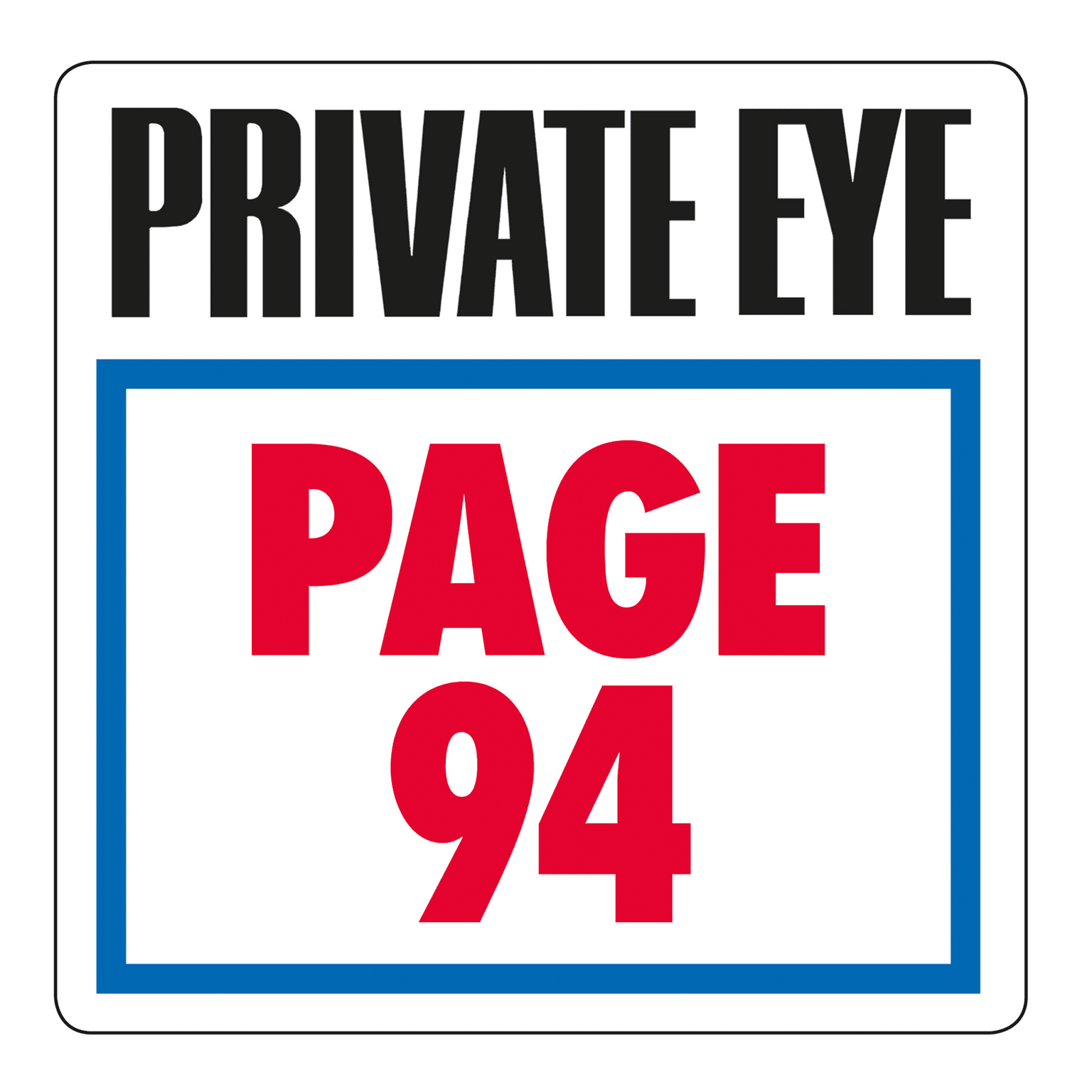 Page 94: The Private Eye Podcast cover art