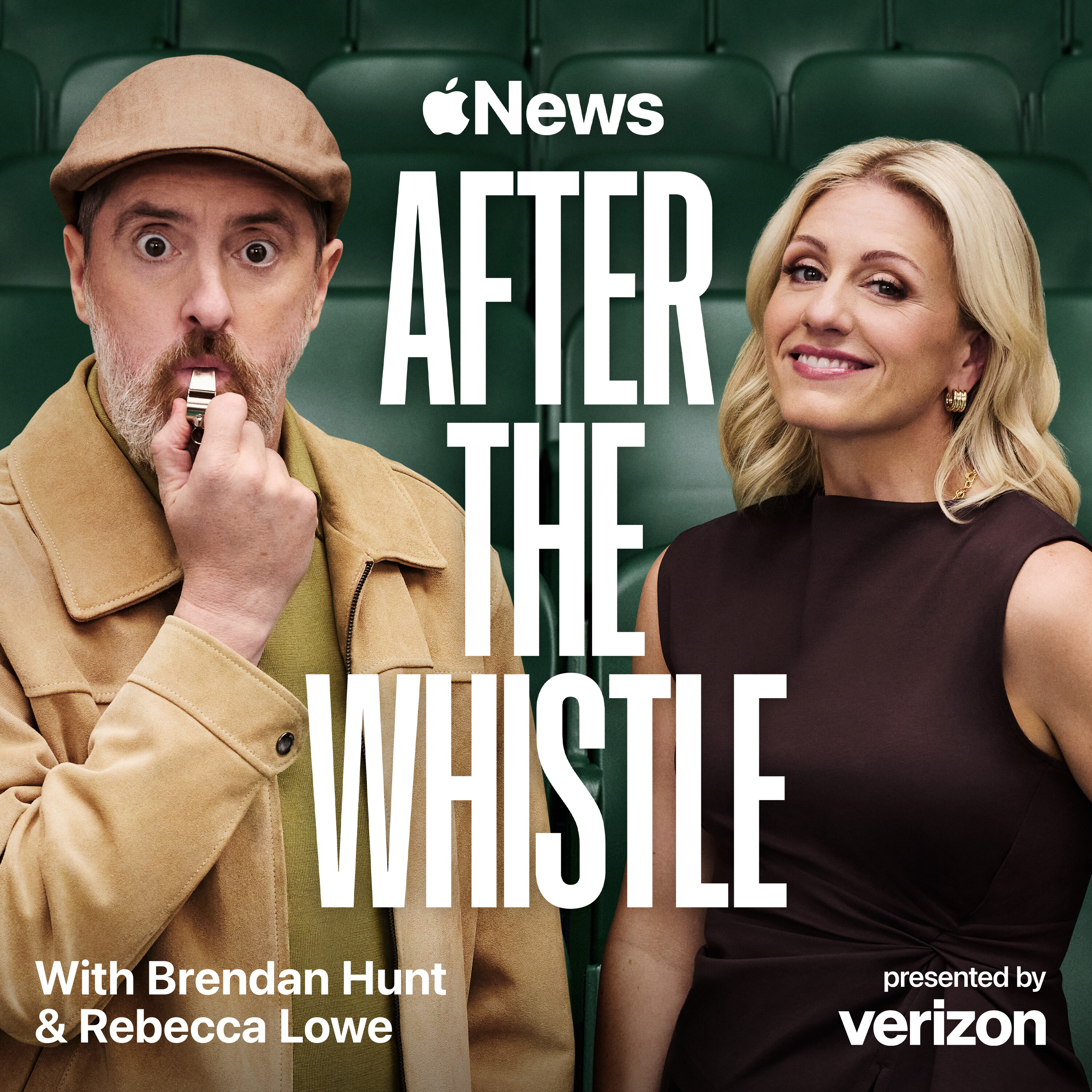 After the Whistle with Brendan Hunt and Rebecca Lowe cover art