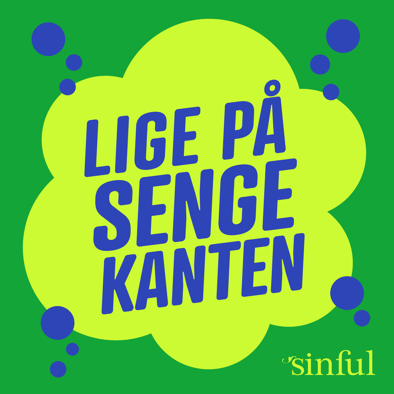 LIGE PÅ SENGEKANTEN cover art