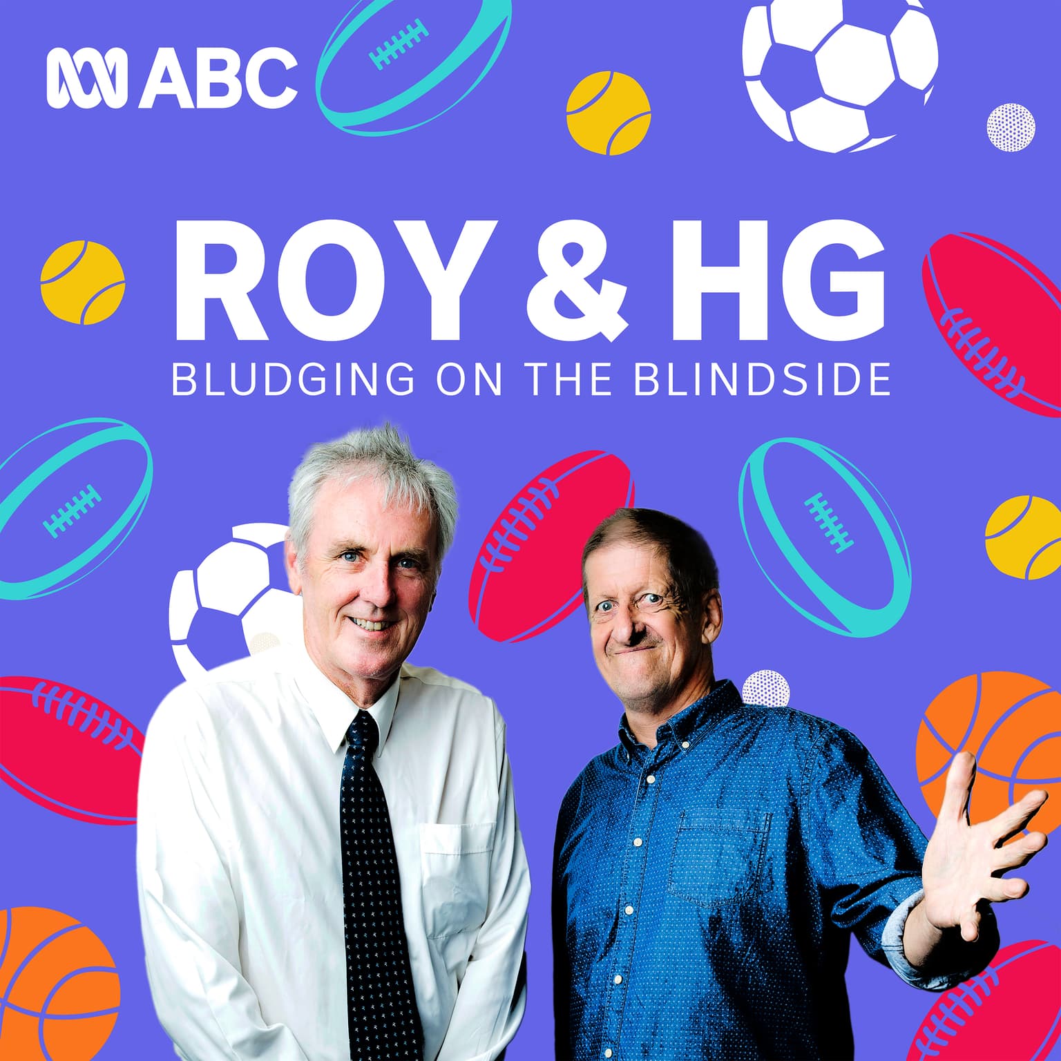 Roy and HG - Bludging on the Blindside cover art